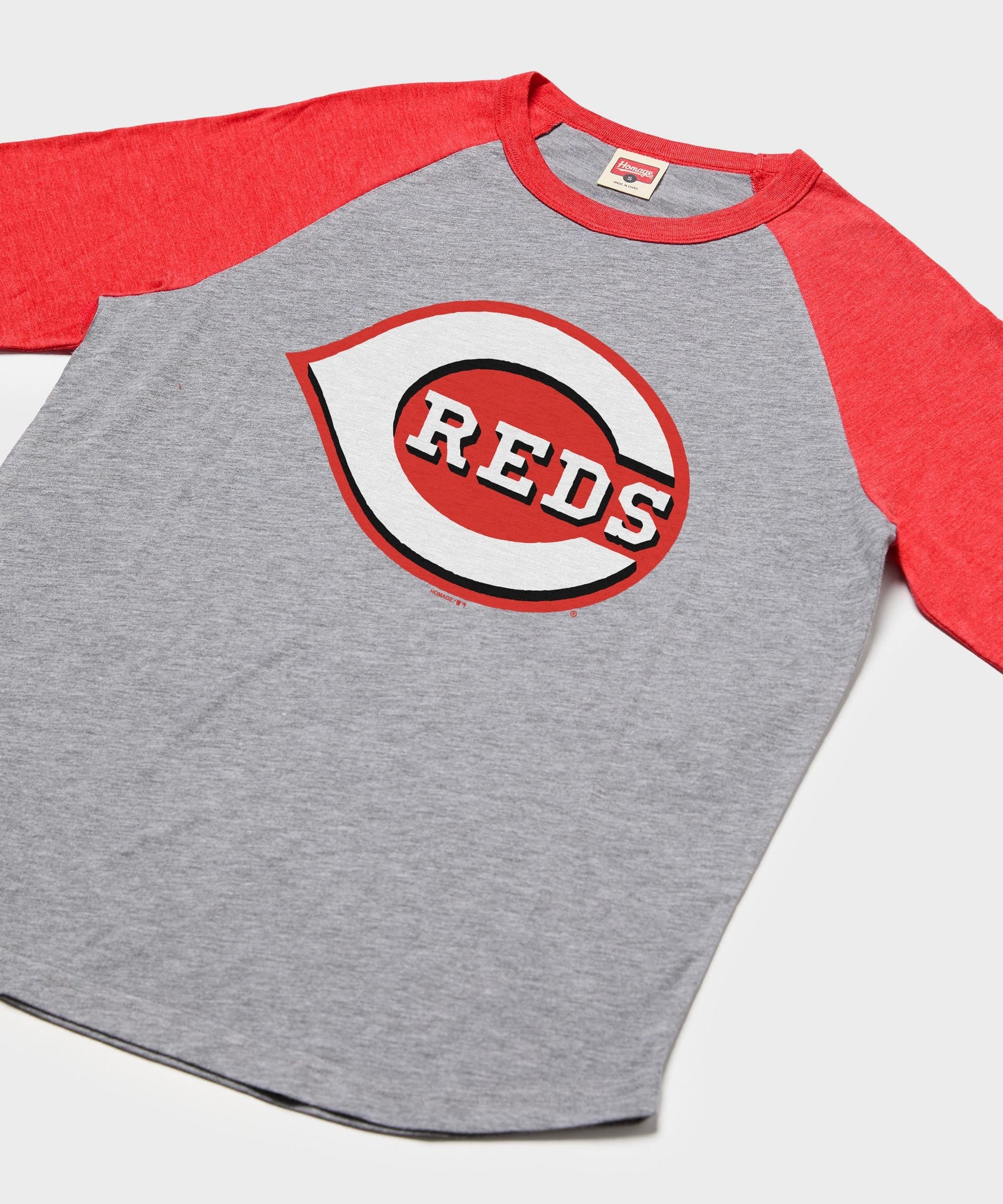 cincinnati reds jersey logo '13 raglan