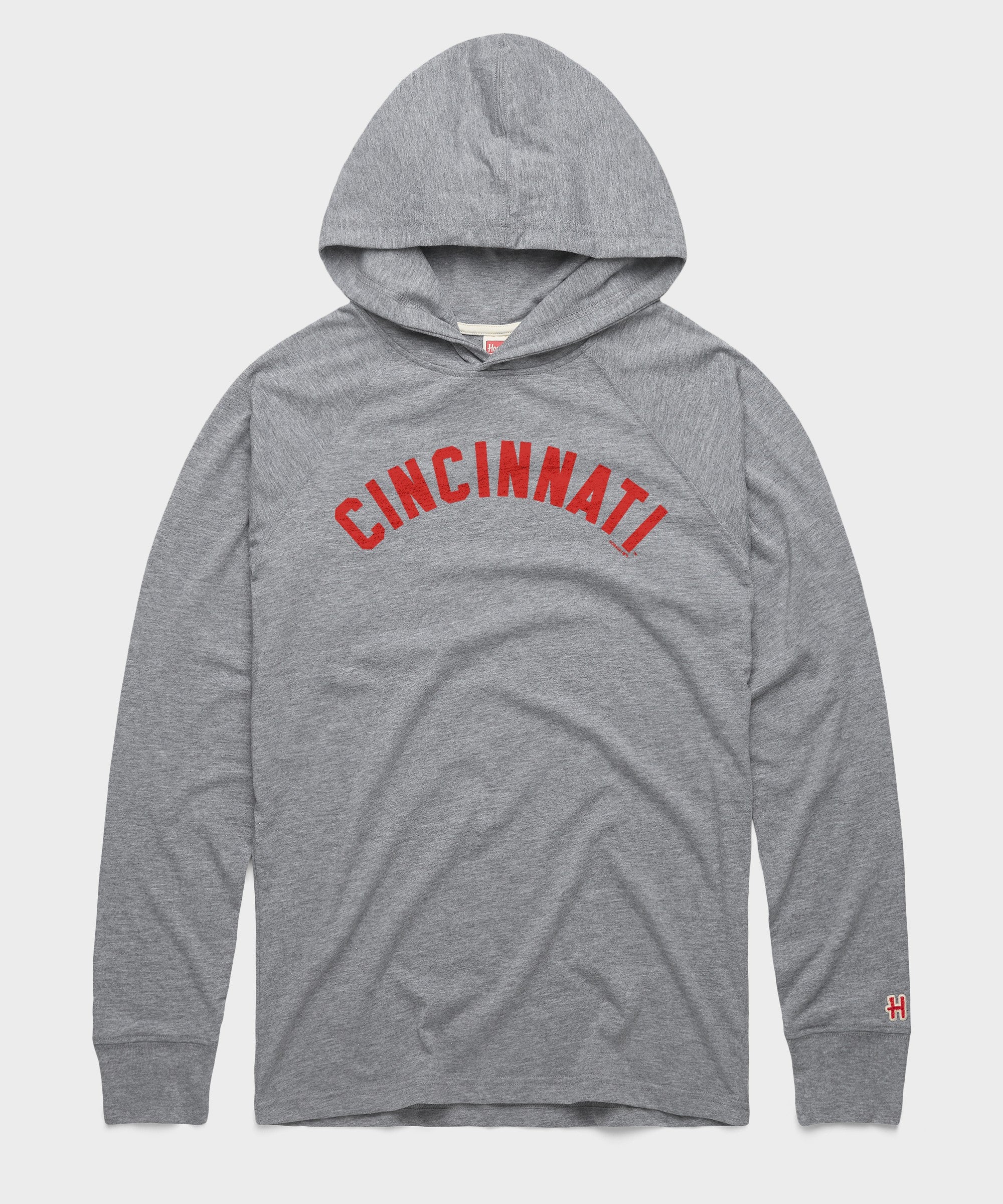 Cincinnati Reds Jersey Logo '67 Lightweight Hoodie