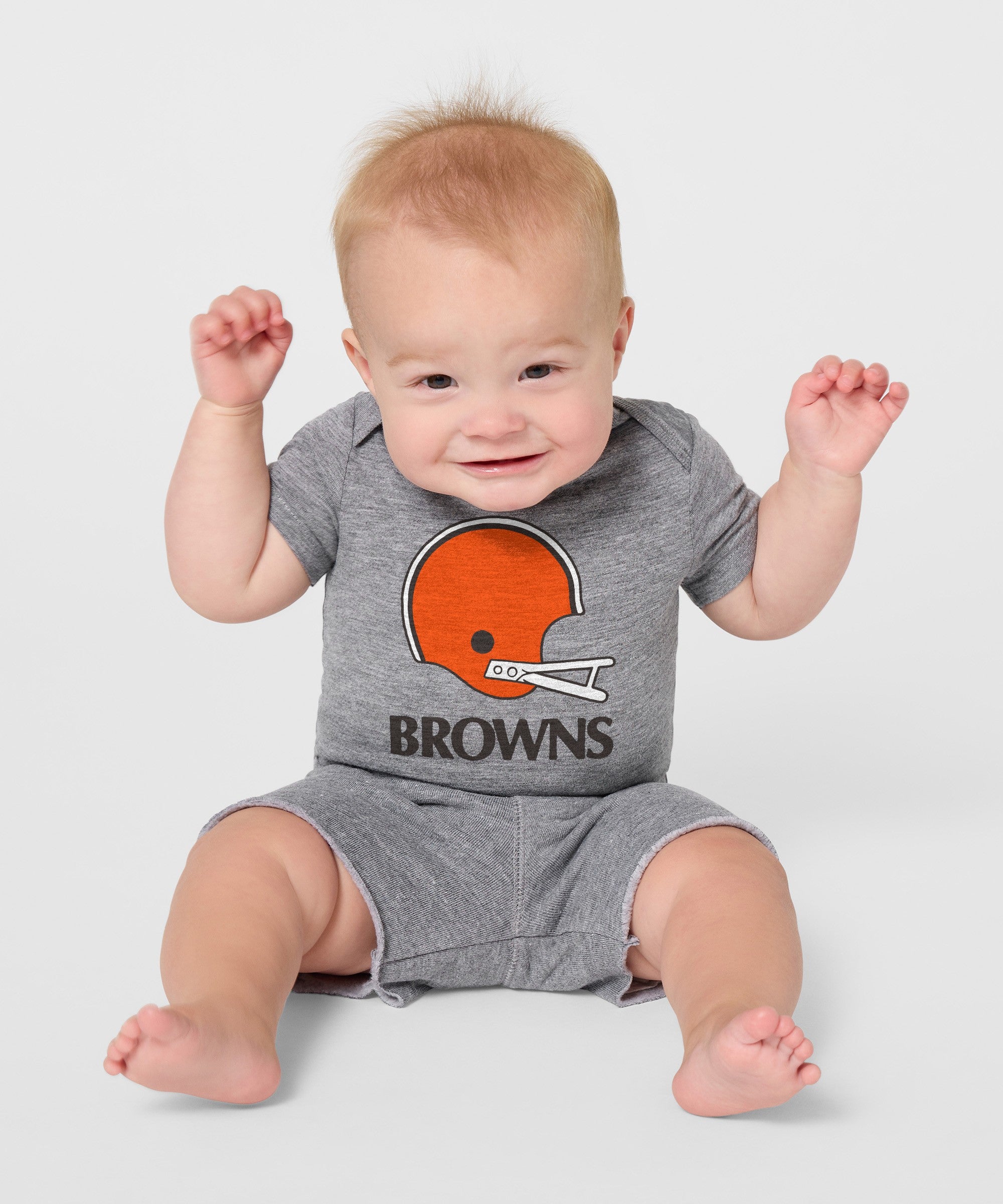 Cleveland Browns Big Helmet Baby One Piece