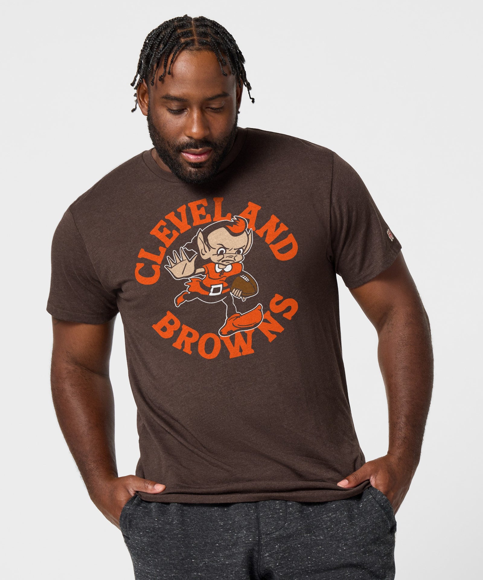 Cleveland Browns Brownie Stiff Arm