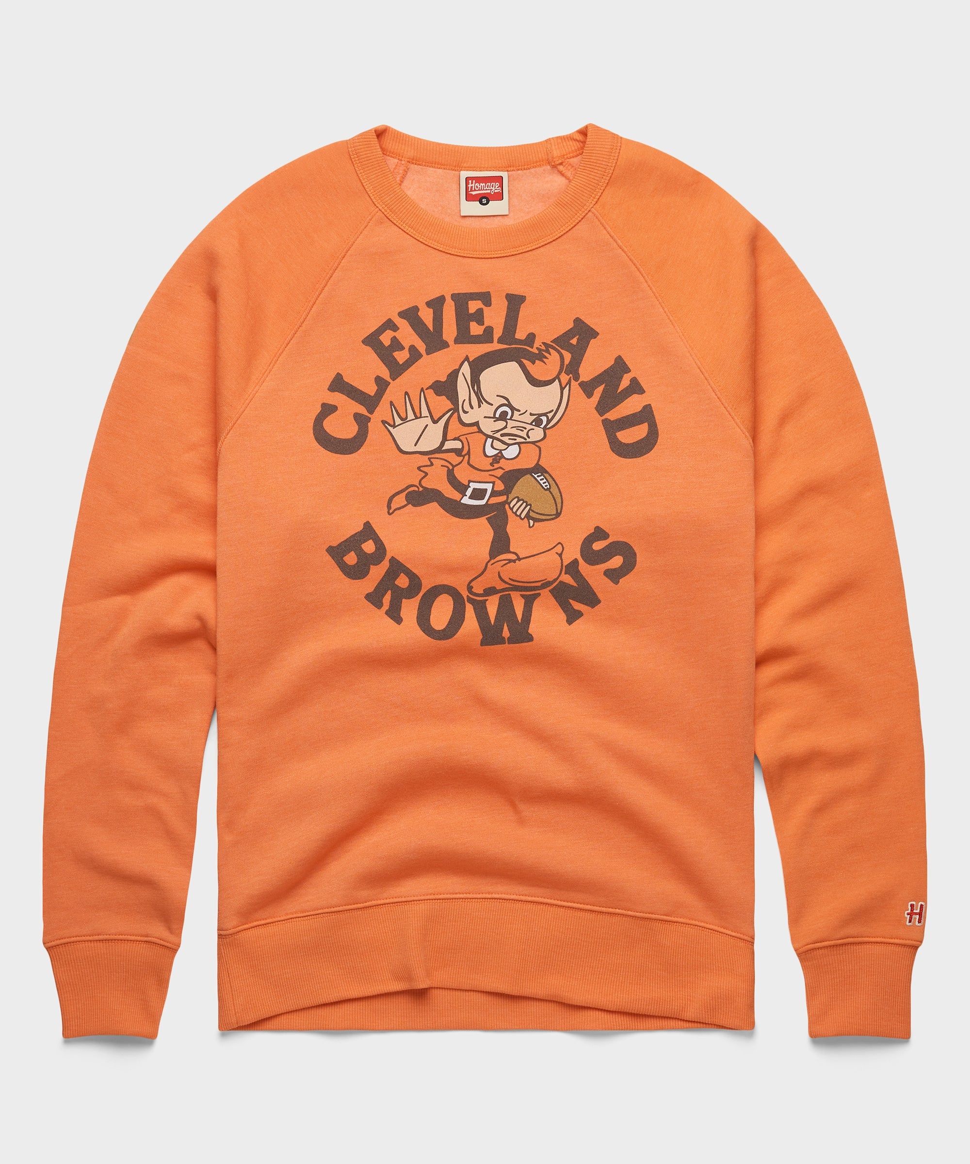 Cleveland Browns Brownie Stiff Arm Crewneck