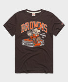 Cleveland Browns Brownie Stiff Arm Stadium