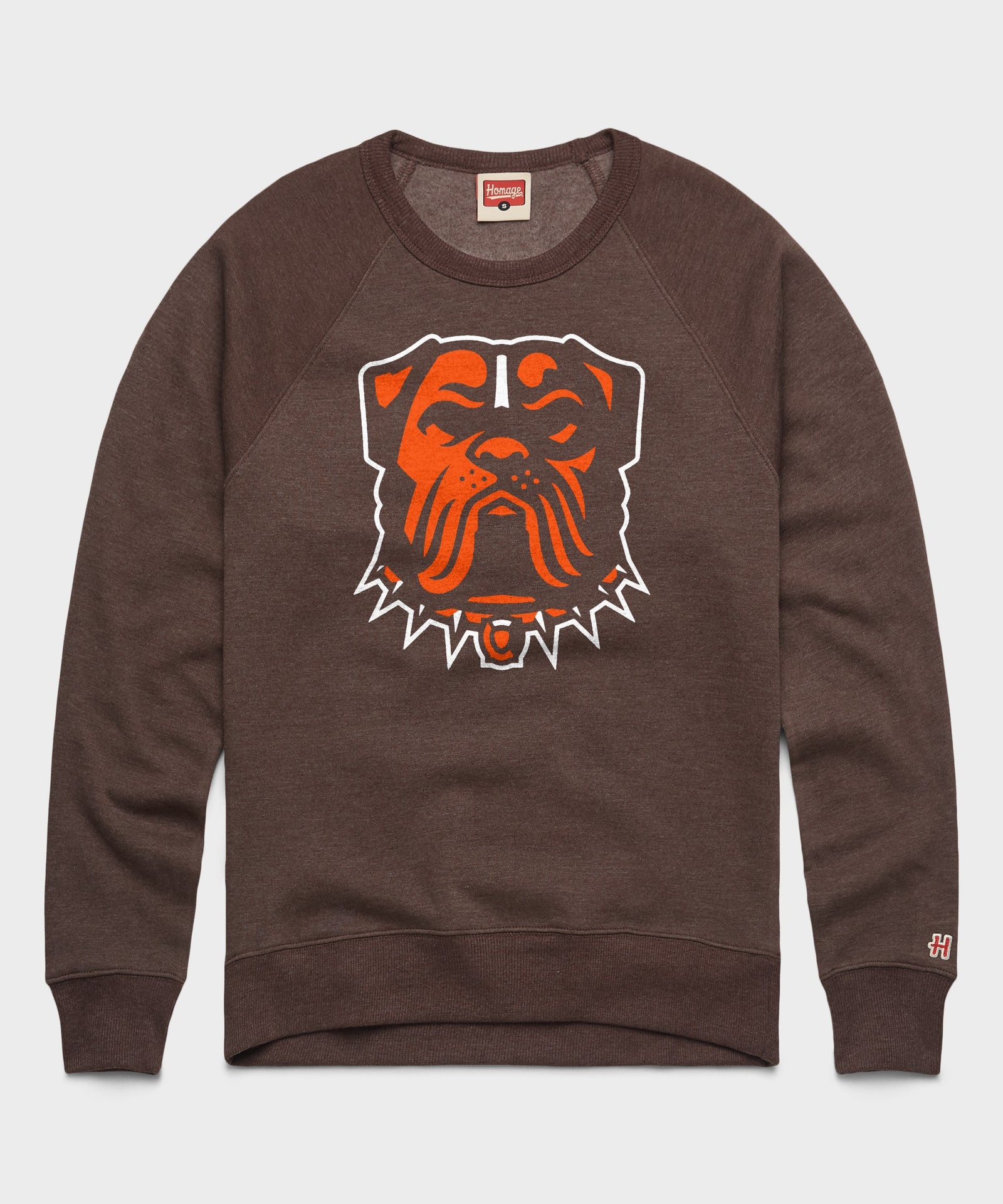 Cleveland Browns Dog Logo Crewneck