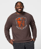 Cleveland Browns Dog Logo Crewneck