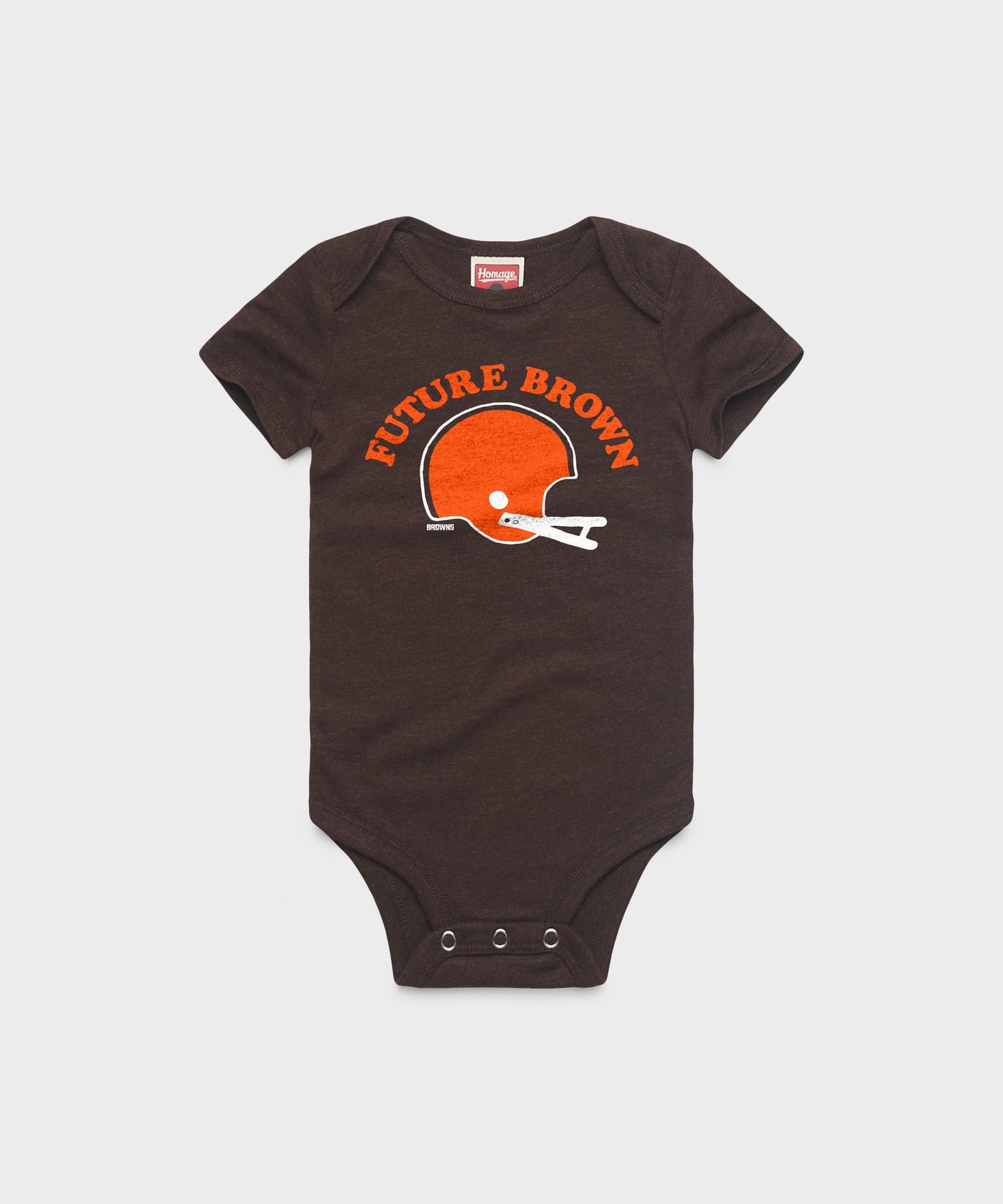 Cleveland Browns Future Brown Baby One Piece