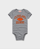 Cleveland Browns Gridiron Baby One Piece