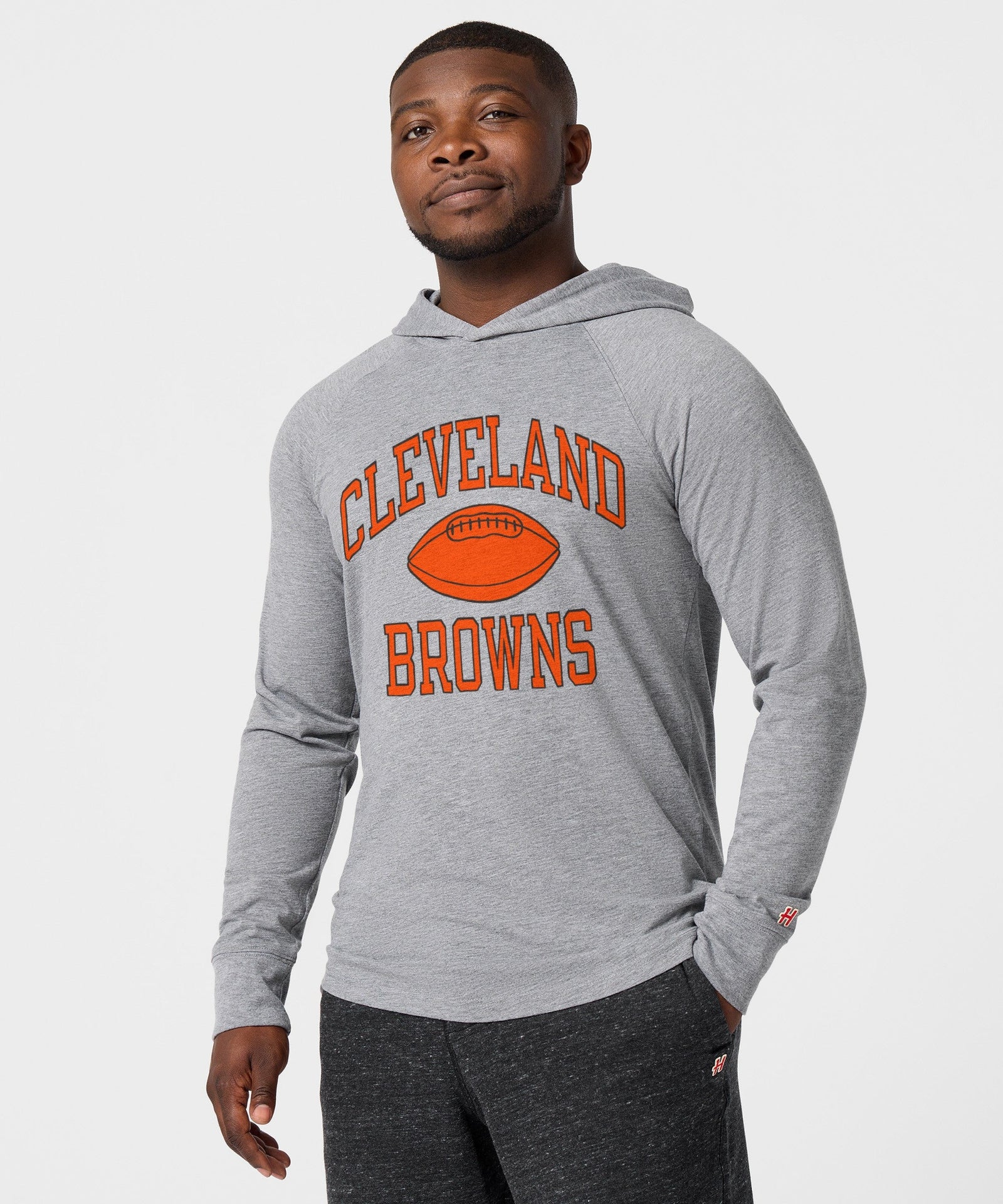 Cleveland Browns Gridiron Lightweight Hoodie