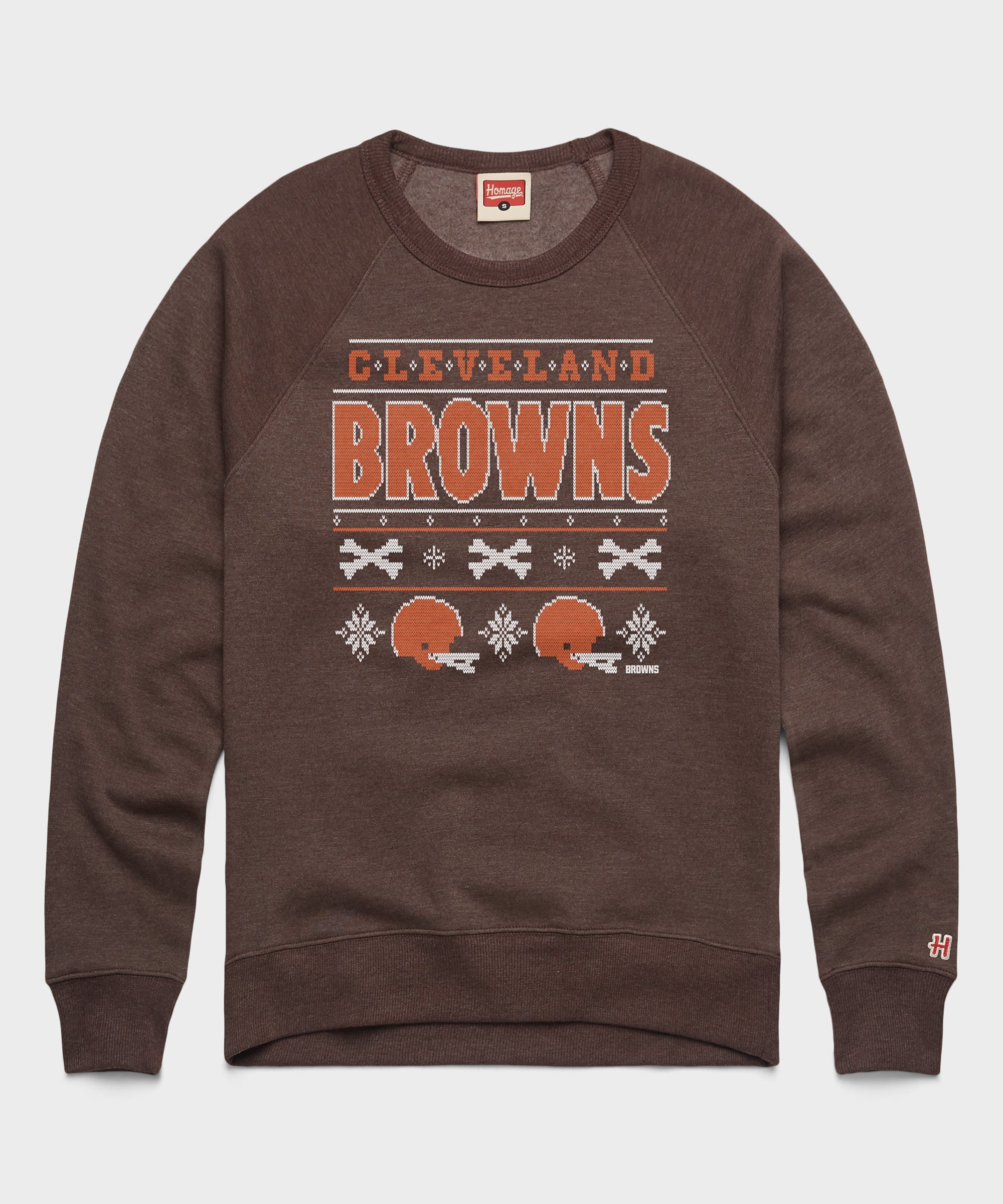 Cleveland Browns Holiday Crewneck