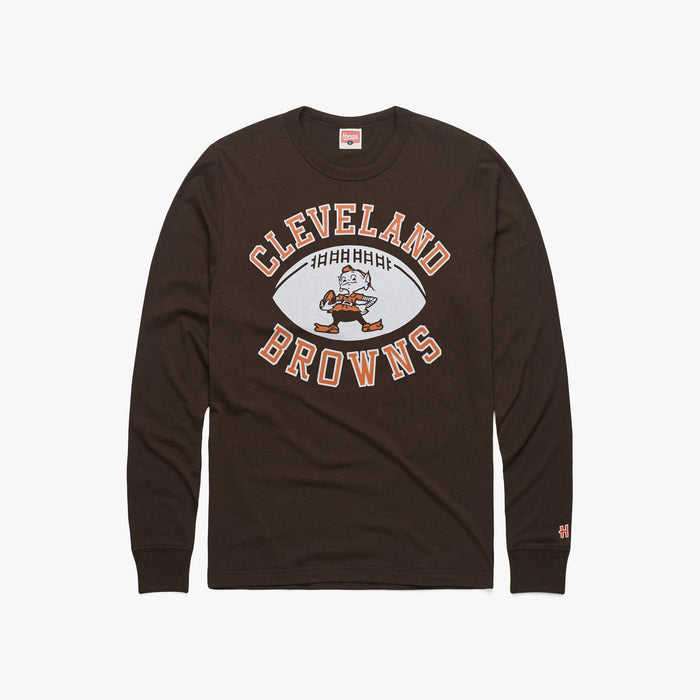 Cleveland Browns Pigskin Long Sleeve Tee