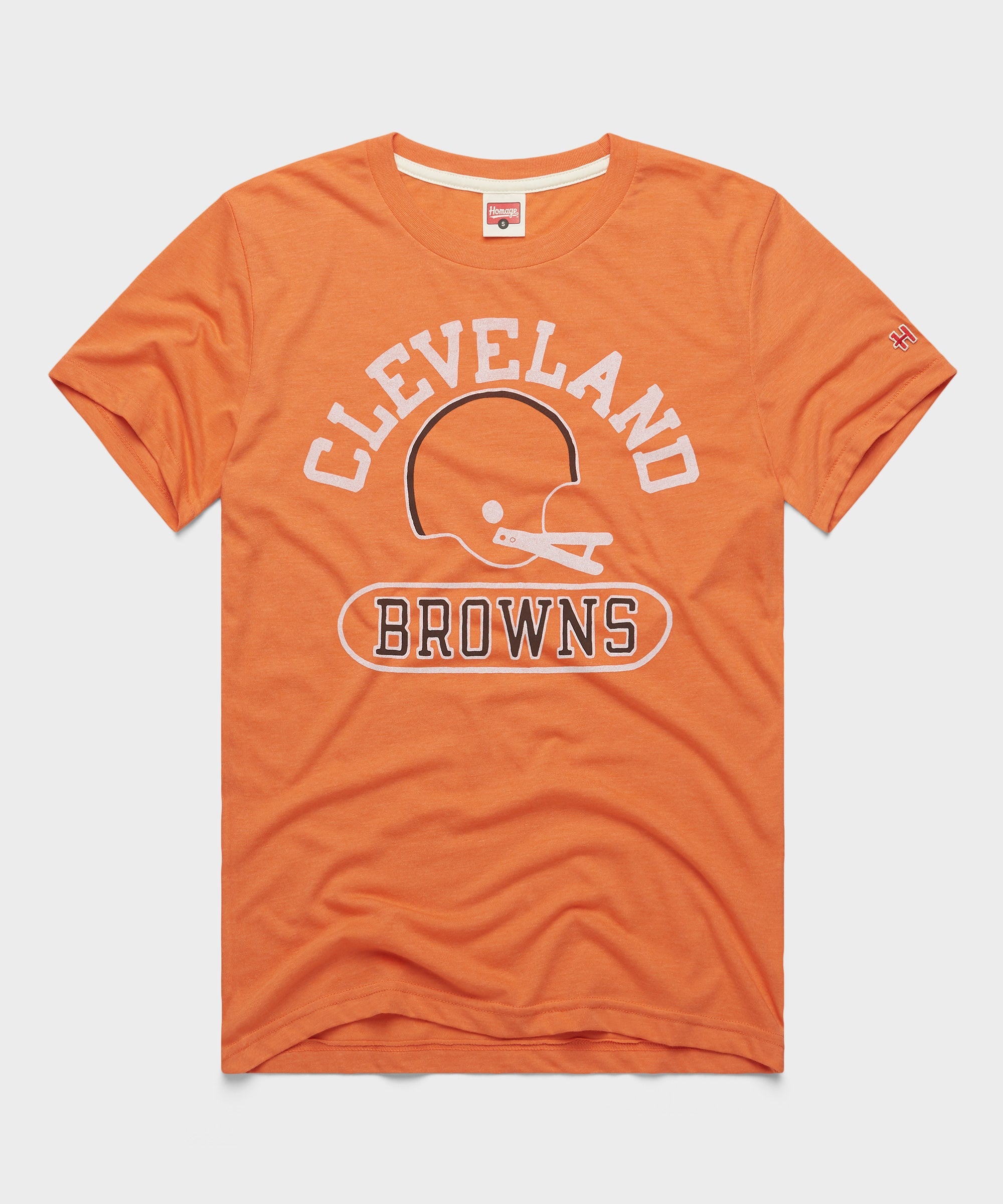 Cleveland Browns Throwback Helmet Orange