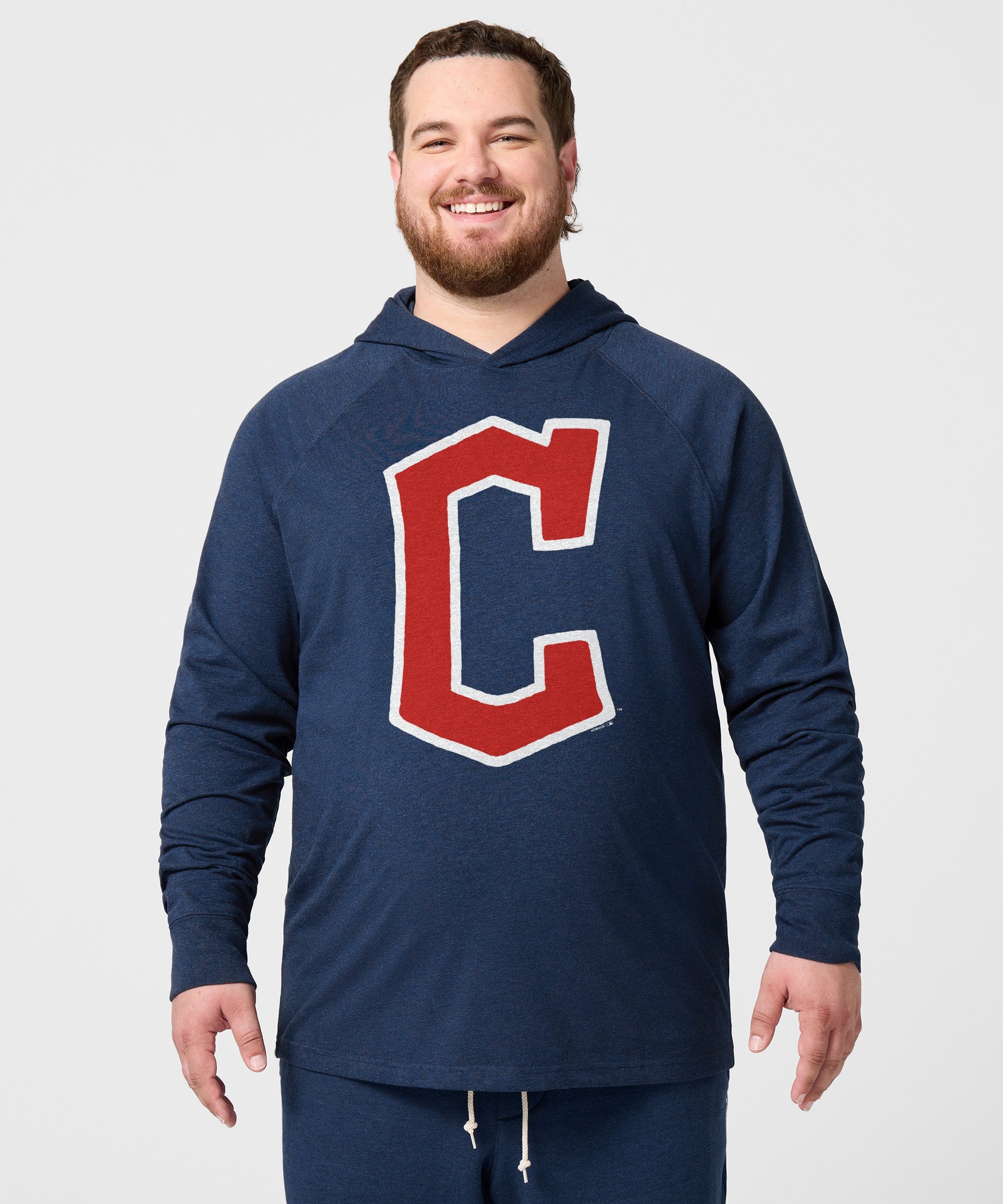 Cleveland Guardians Cap Logo '22 Lightweight Hoodie