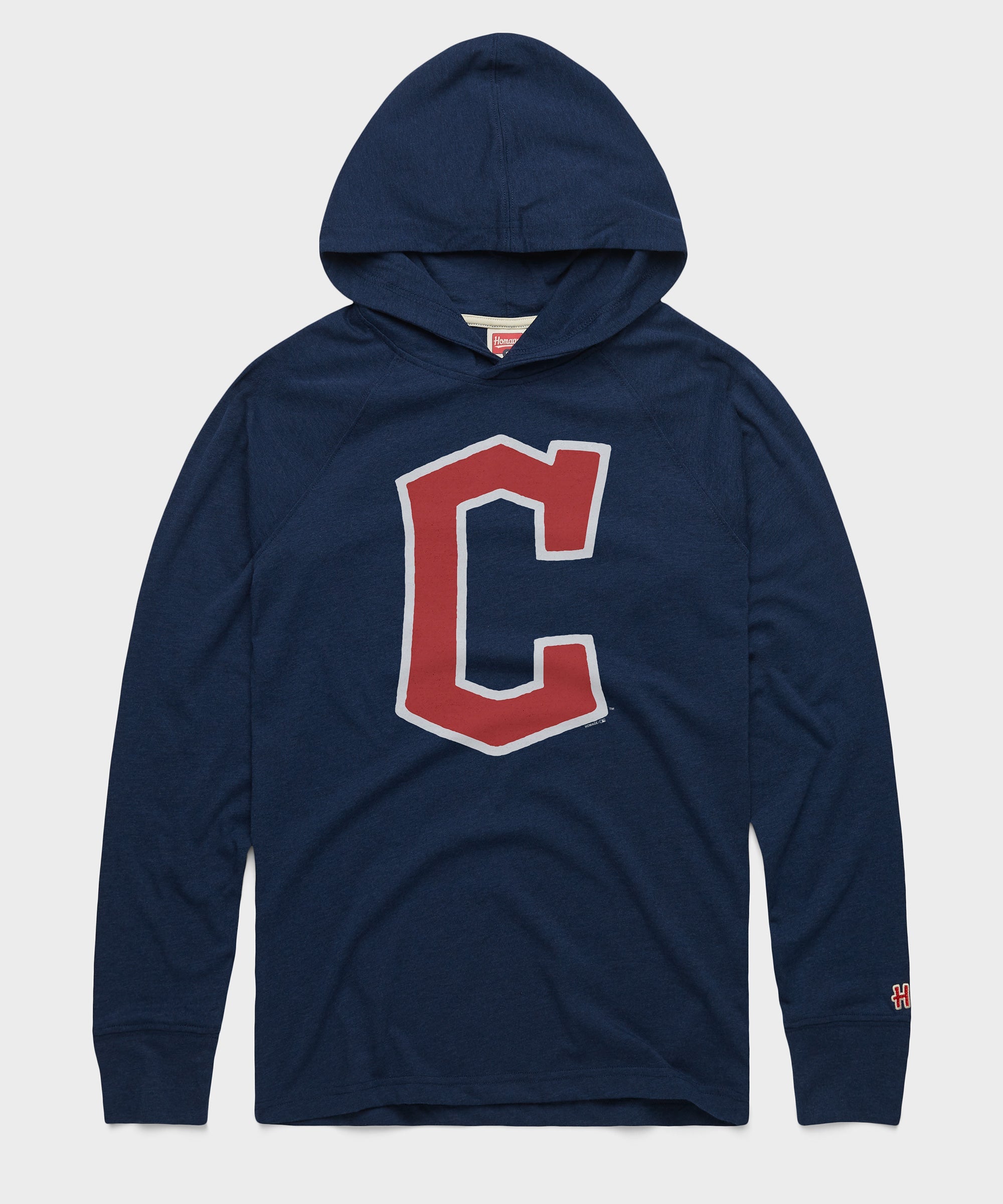 Cleveland Guardians Cap Logo '22 Lightweight Hoodie