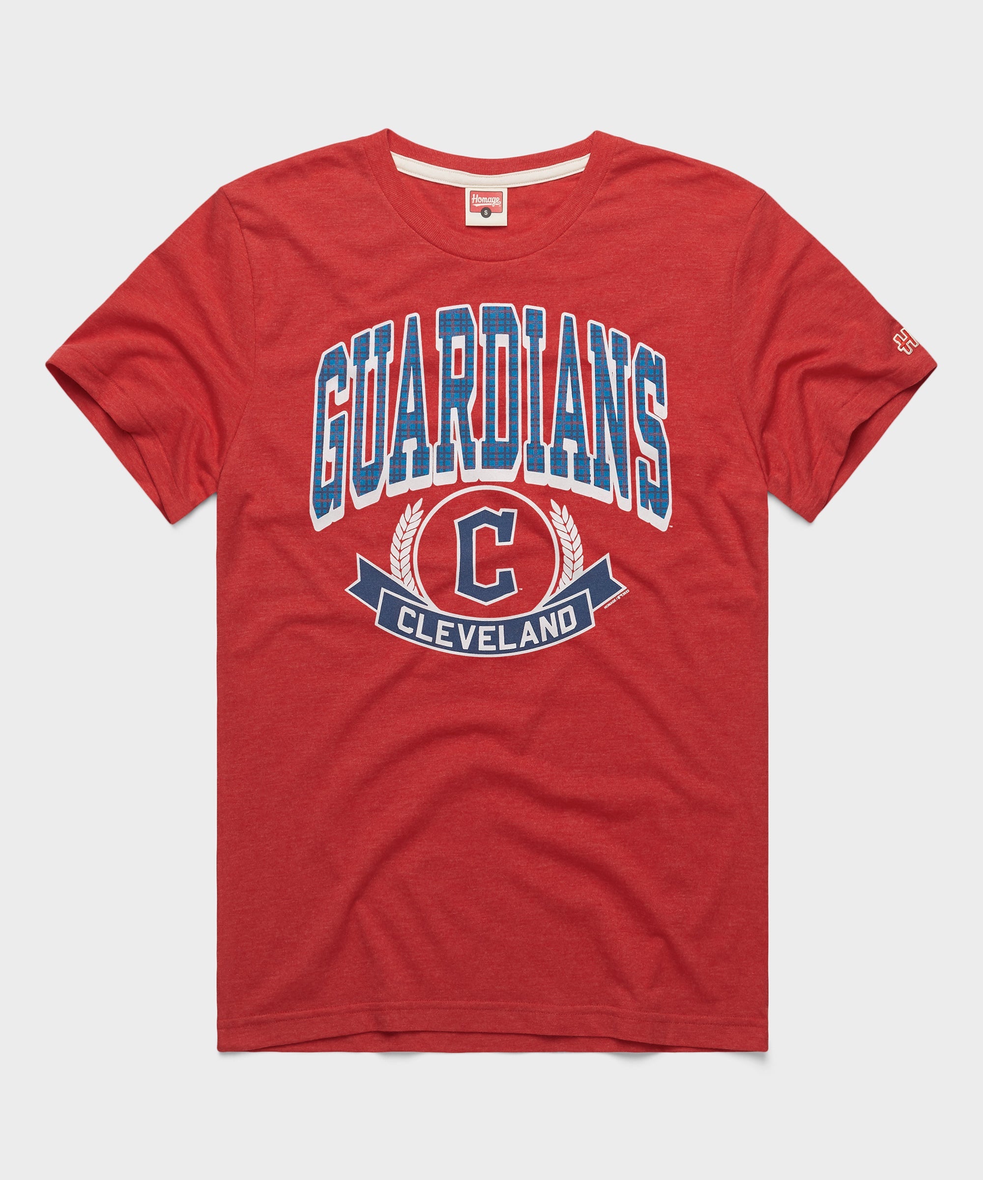 Cleveland Guardians Plaid Red