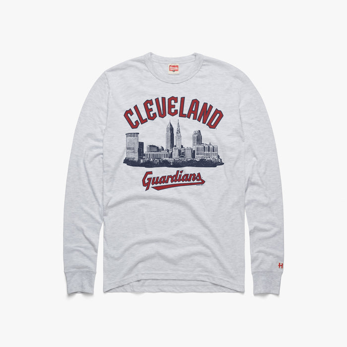 Cleveland Guardians Skyline Long Sleeve Tee