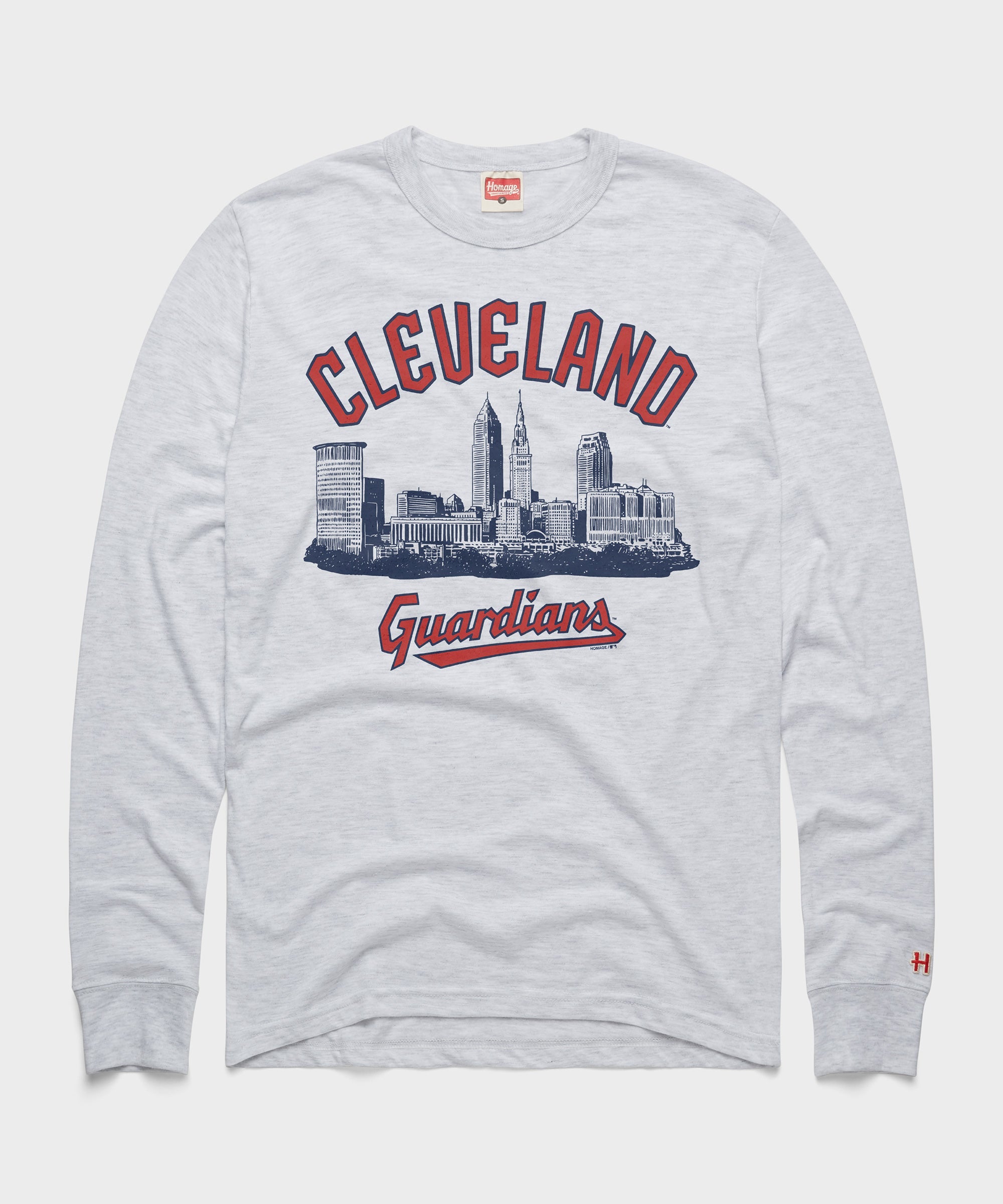 Cleveland Guardians Skyline Long Sleeve Tee
