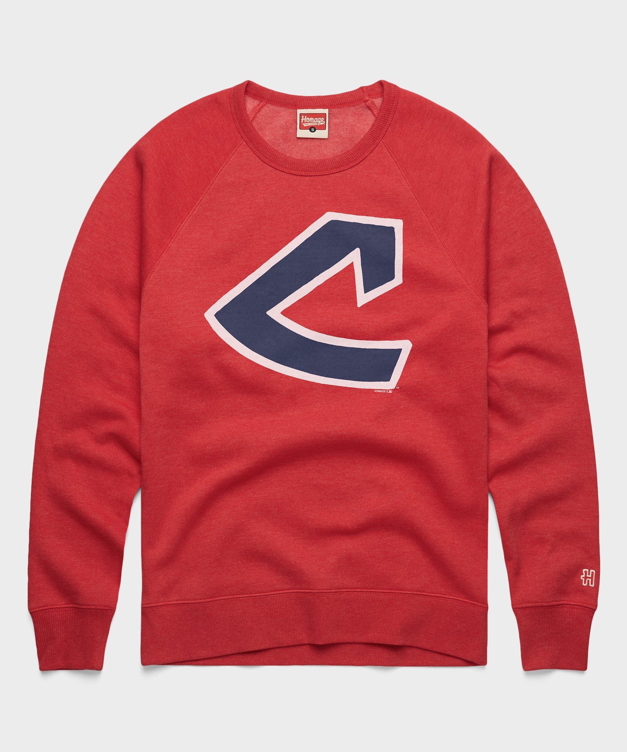 Cleveland Indians Cap Logo '73 Crewneck