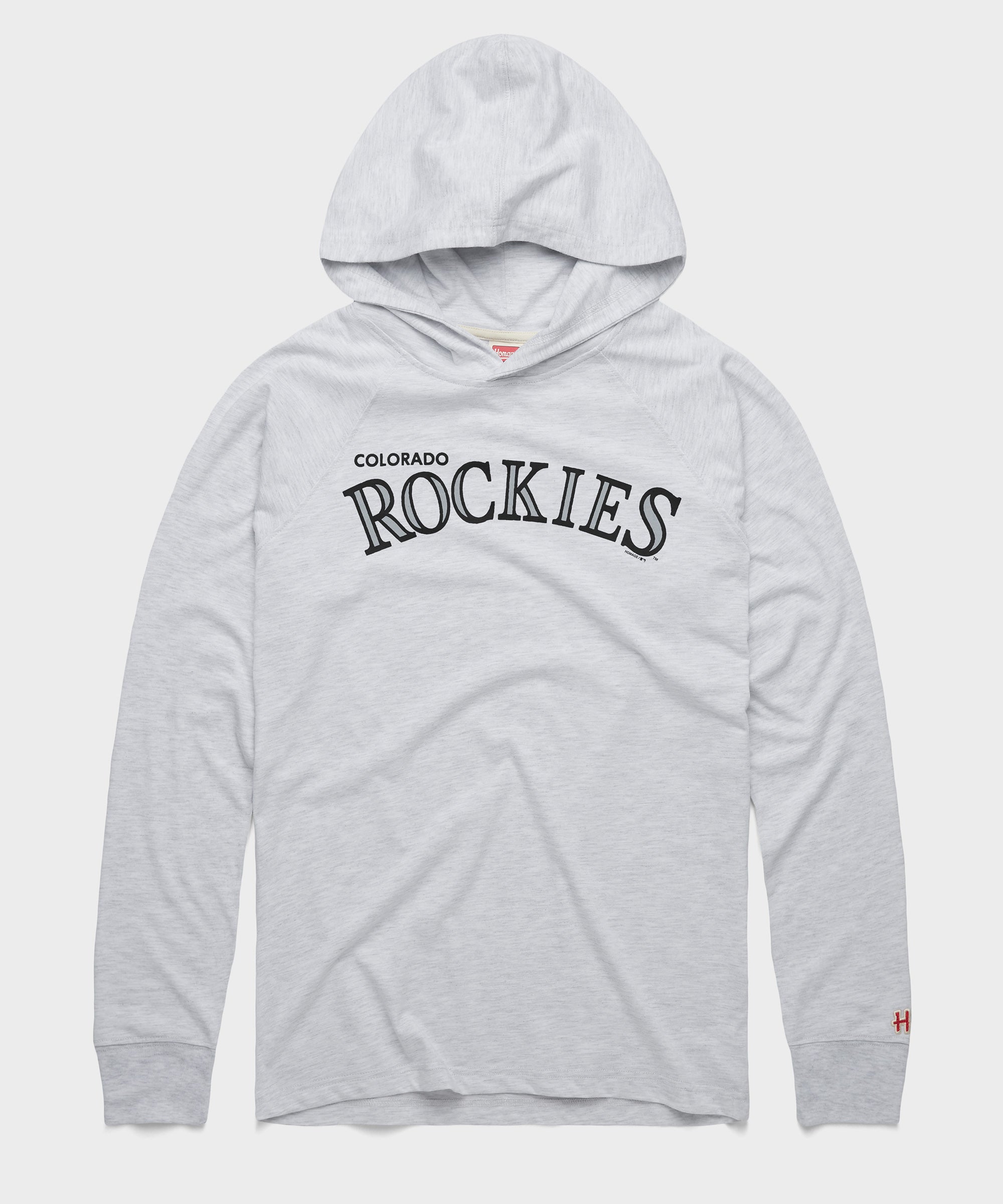 Colorado Rockies Jersey Logo '17 Lightweight Hoodie