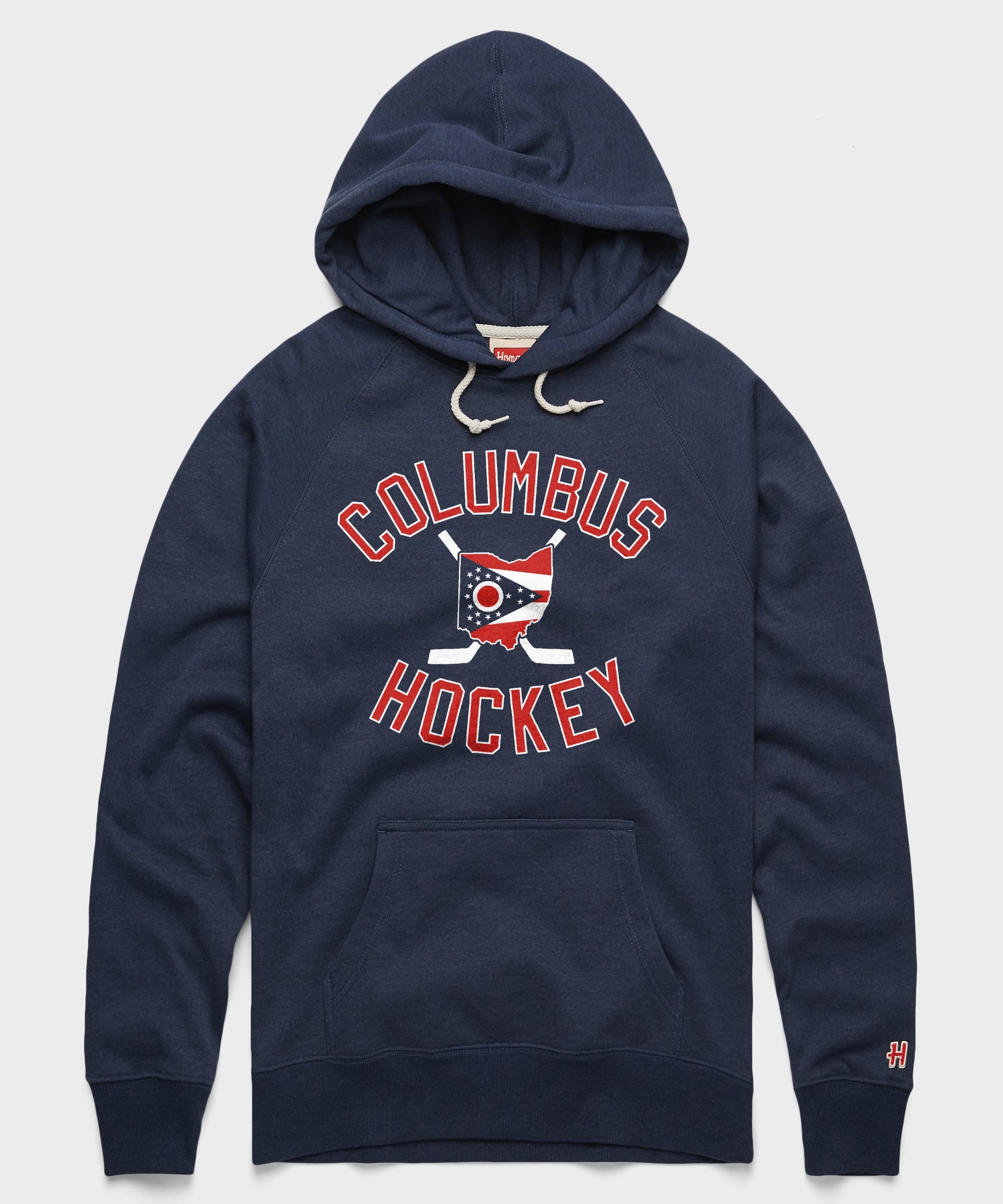 Columbus Ohio Hockey Hoodie | Retro Columbus Blue Jackets Hoodie – HOMAGE
