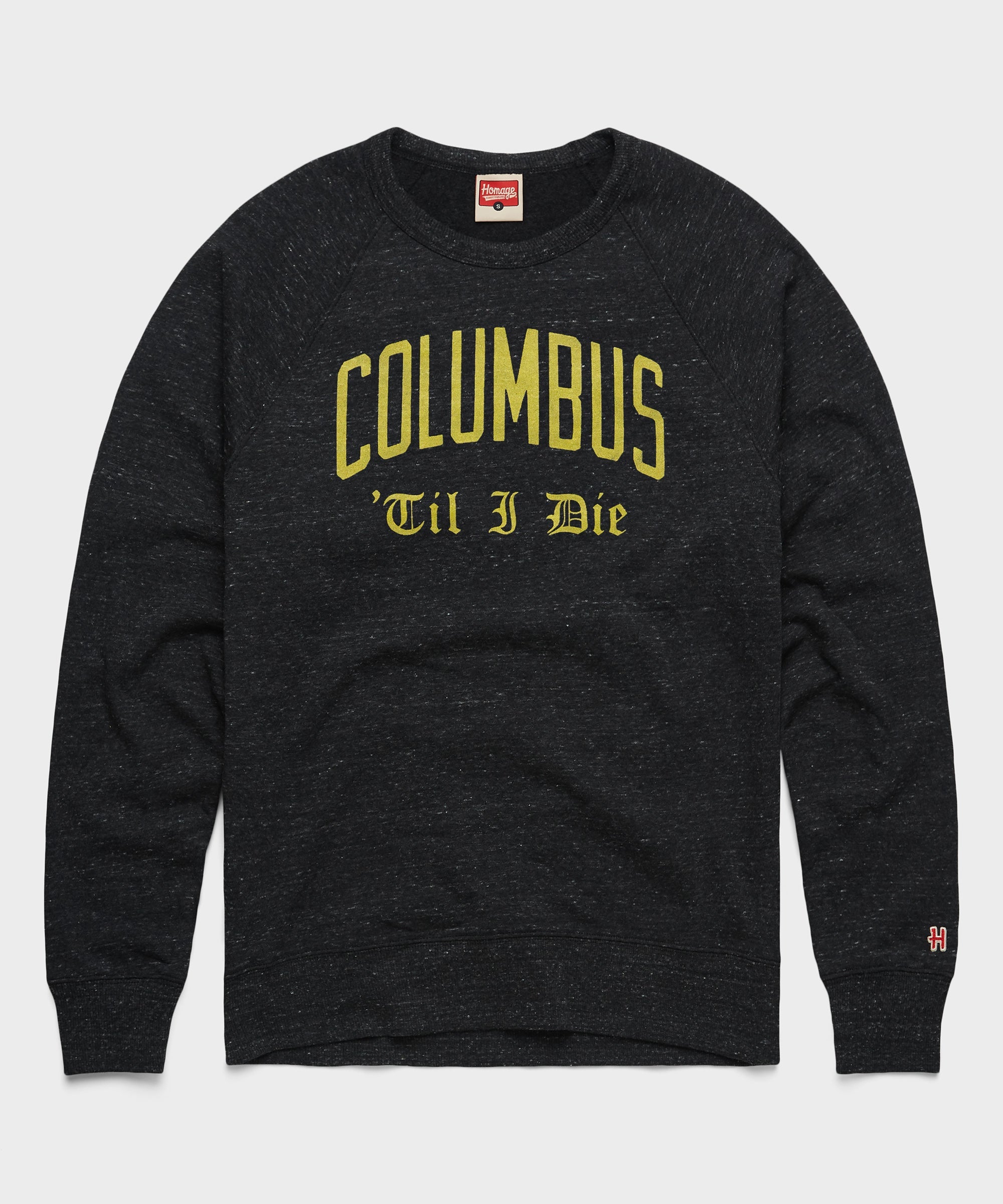 Columbus 'Til I Die Crewneck Charcoal