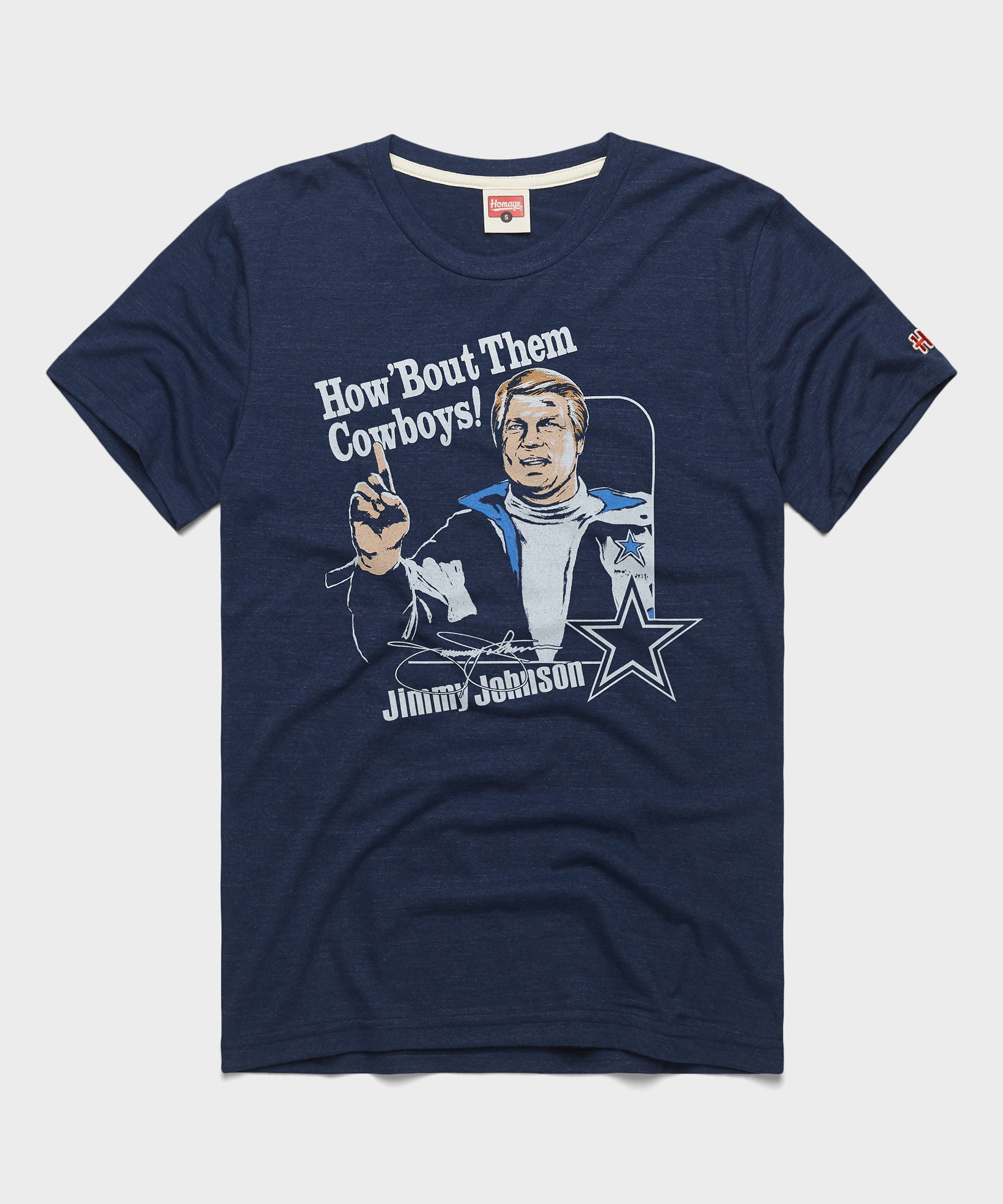 Cowboys Jimmy Johnson Signature