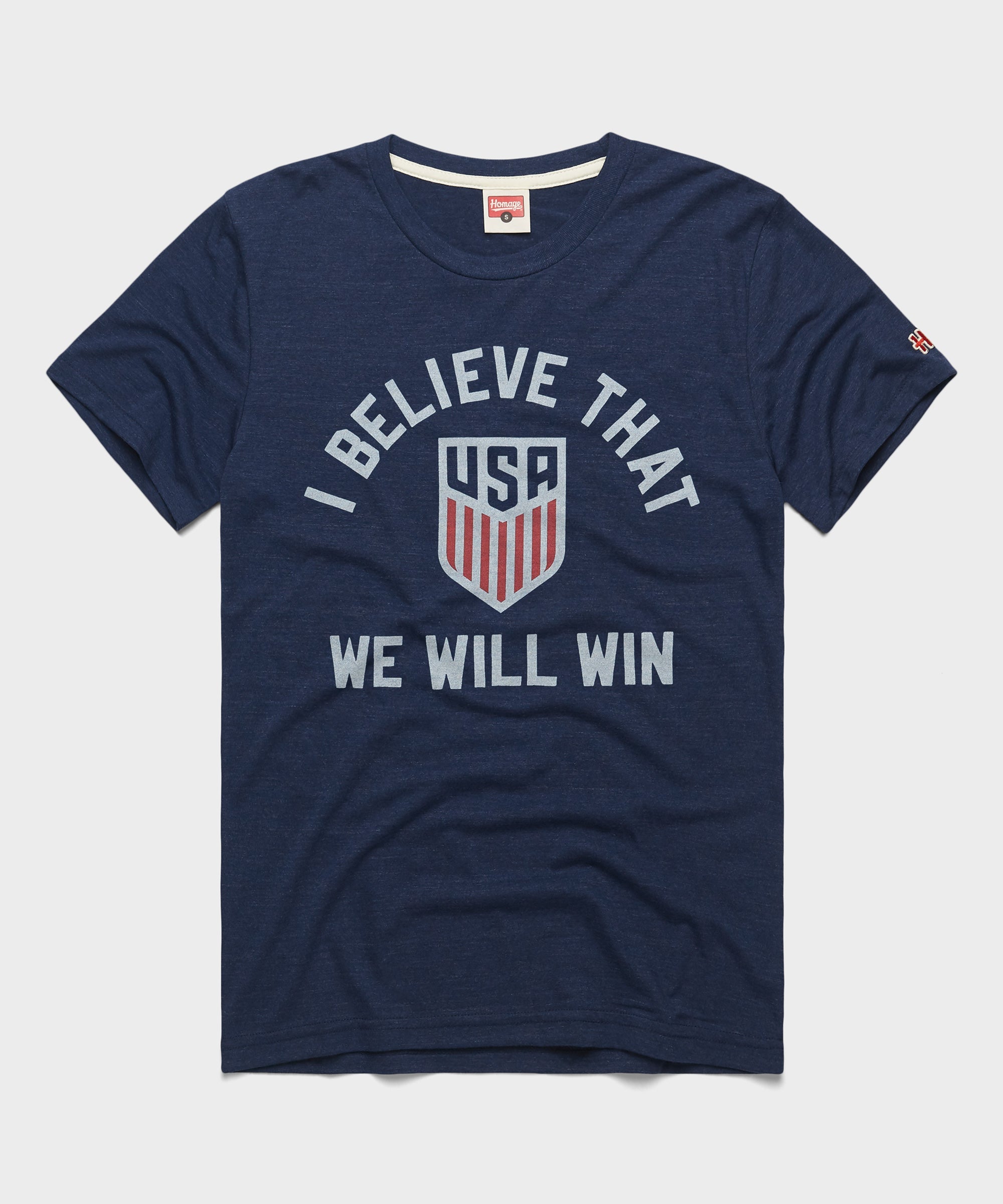 Crest I Believe Navy