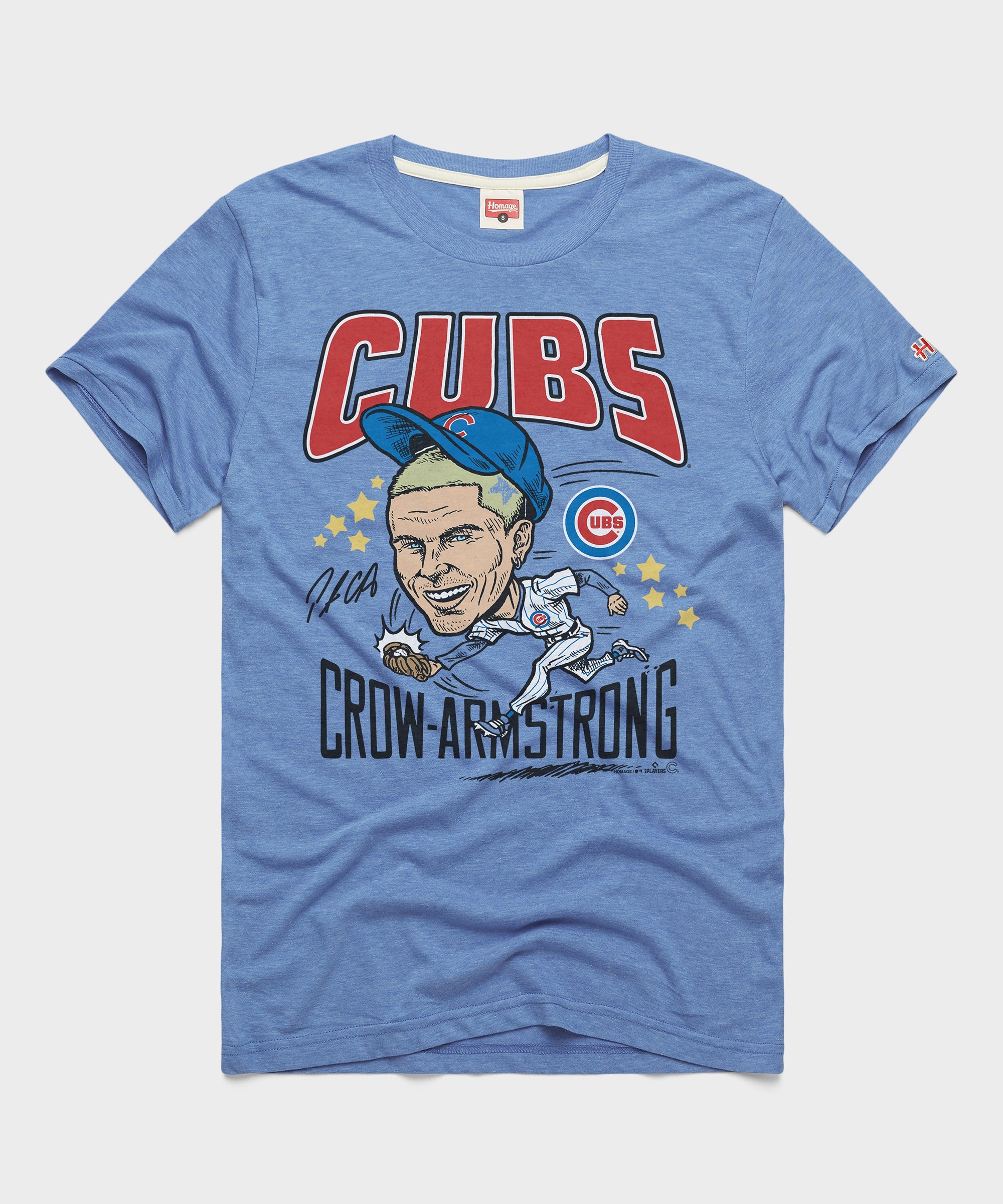 Chicago Cubs Pete Crow-Armstrong Signature Light Blue