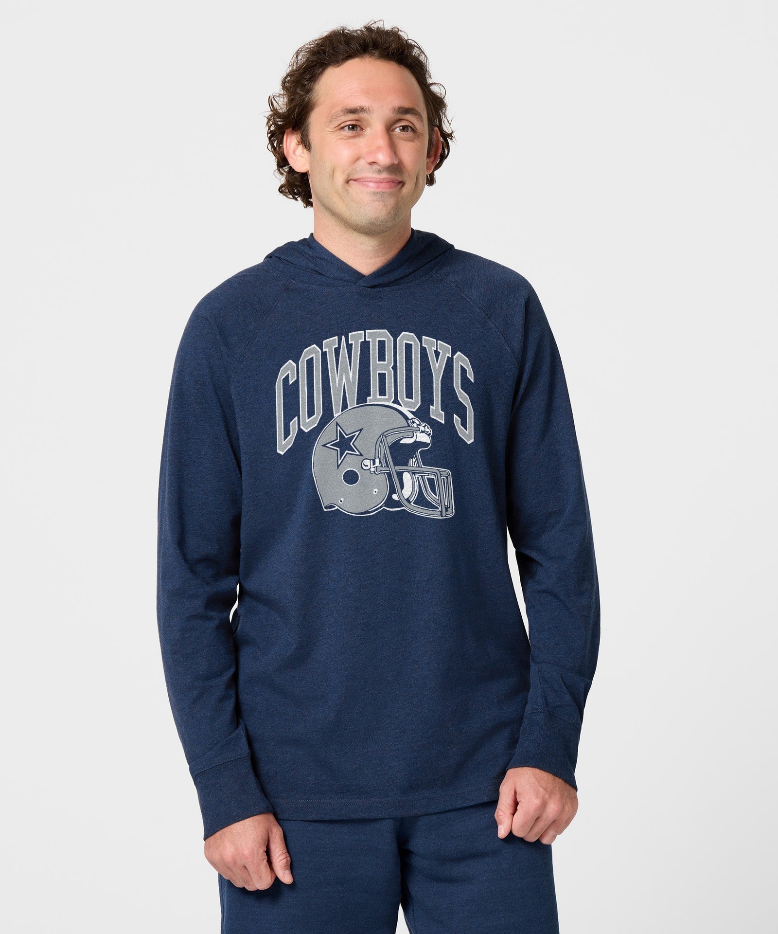 Dallas Cowboys Helmet Lightweight Hoodie