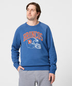 Denver Broncos Helmet Retro Crewneck