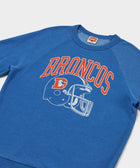 Denver Broncos Helmet Retro Crewneck