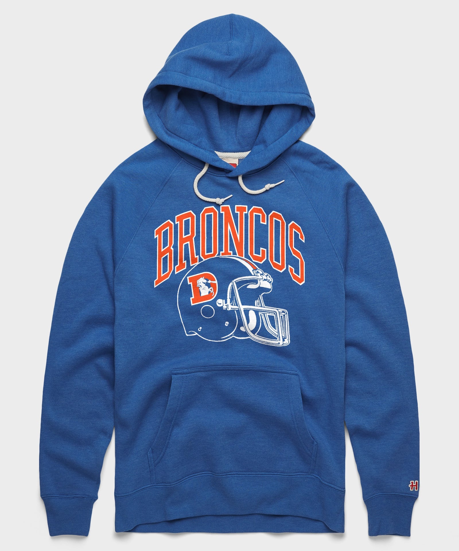 Denver Broncos Helmet Retro Hoodie