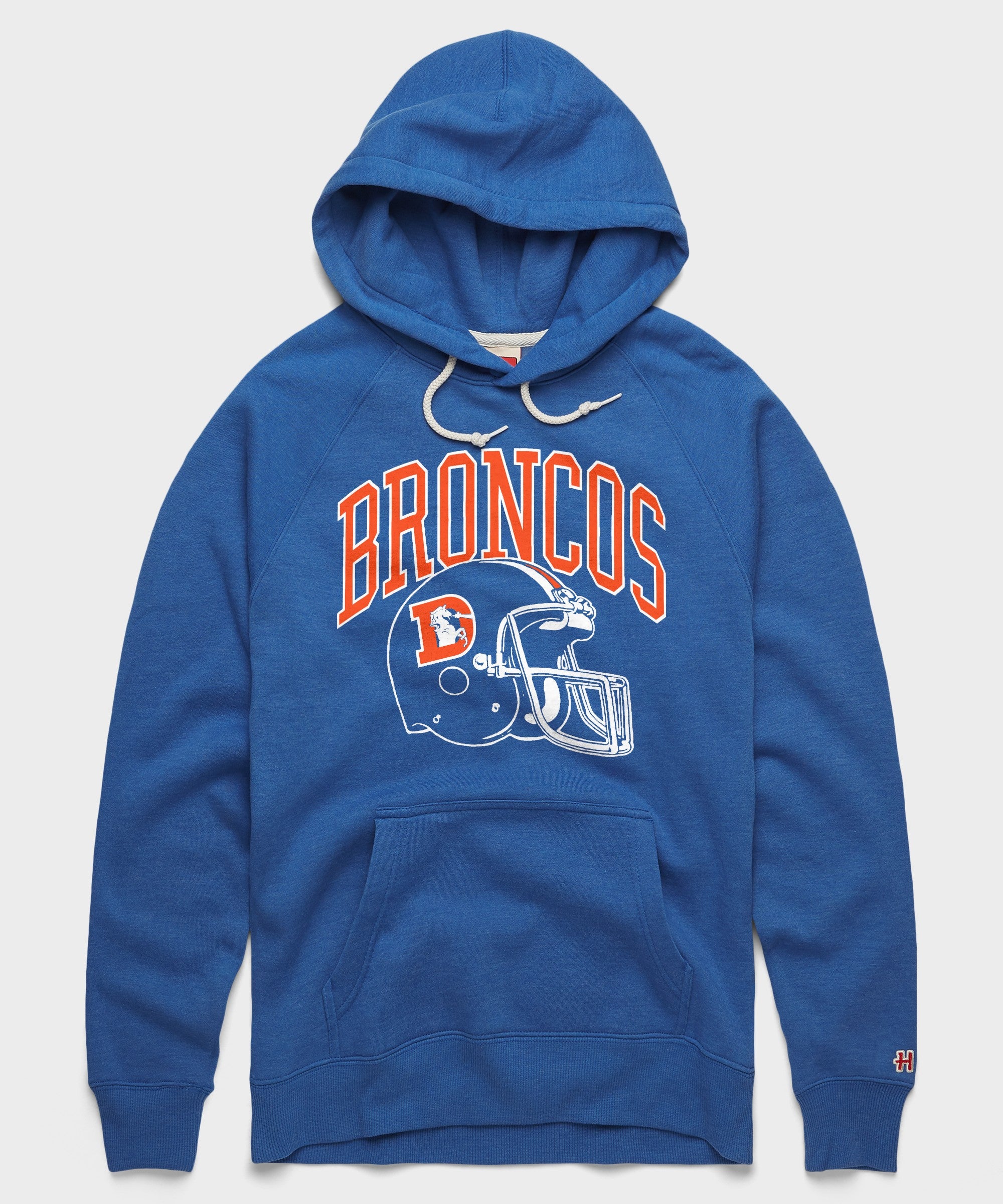 Denver Broncos Helmet Retro Hoodie