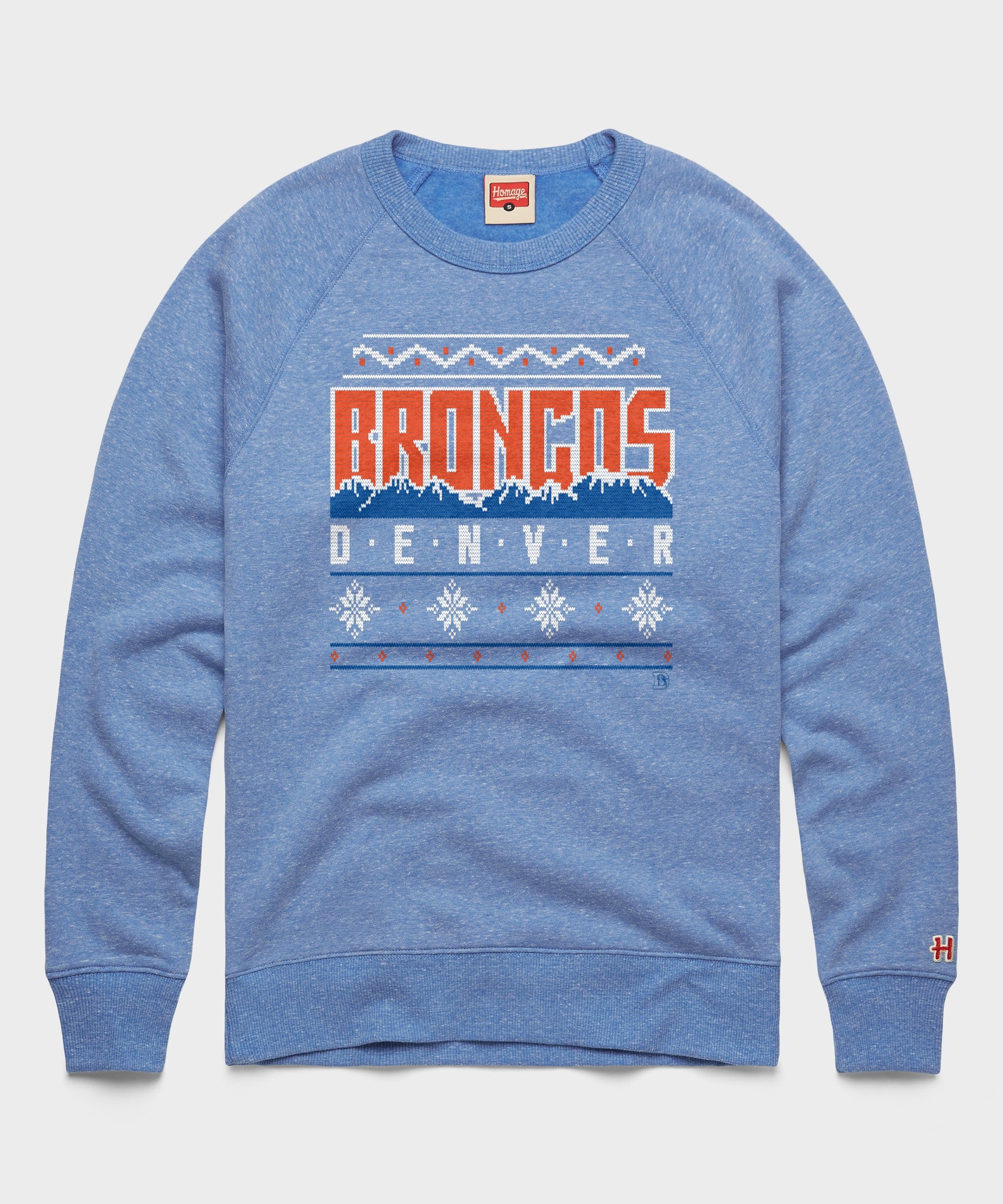 Denver Broncos Holiday Crewneck