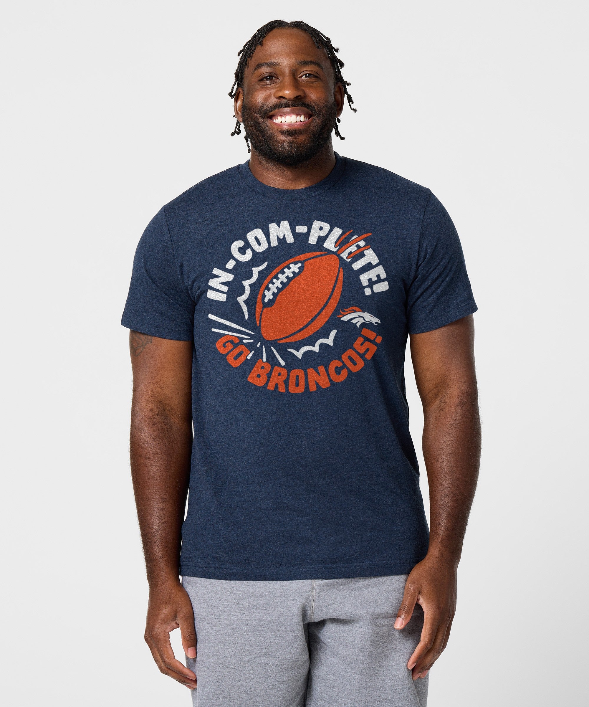 Denver Broncos Incomplete Football