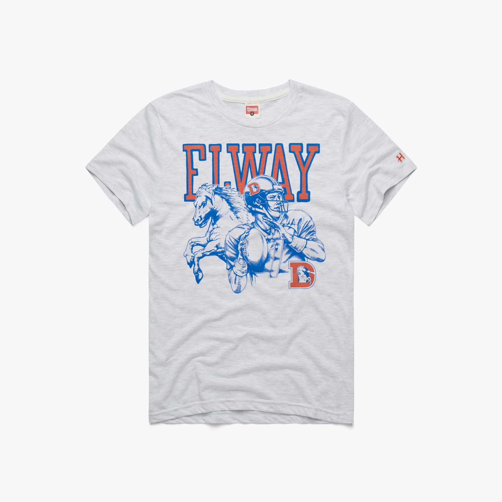 Association grundigt Lærd Denver Broncos John Elway | Retro Denver Broncos Legend T-Shirt – HOMAGE