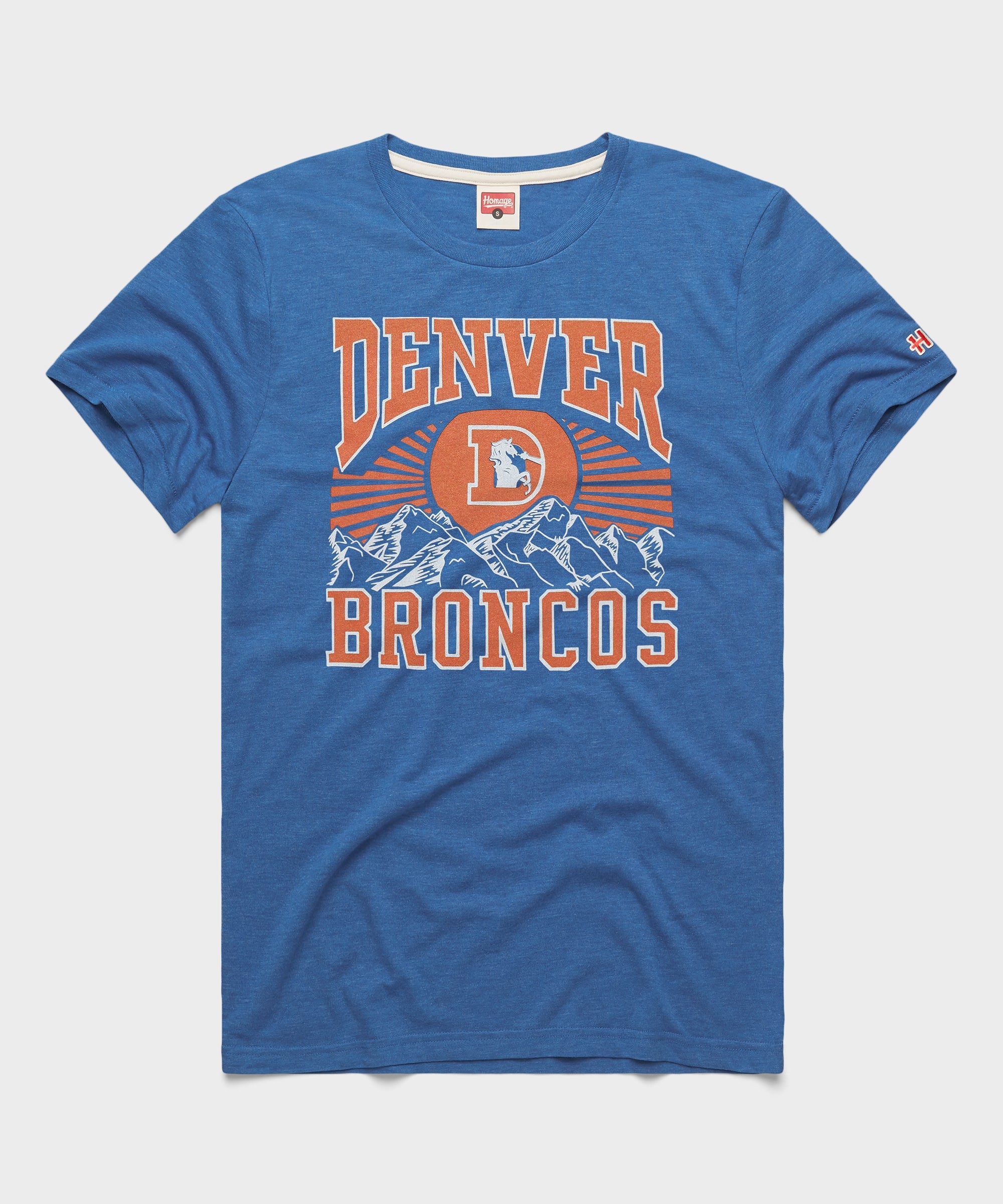 Denver Broncos Mountains Royal Blue