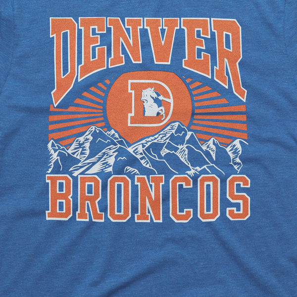Denver Broncos Mountains | Retro Denver Broncos T-Shirt – HOMAGE