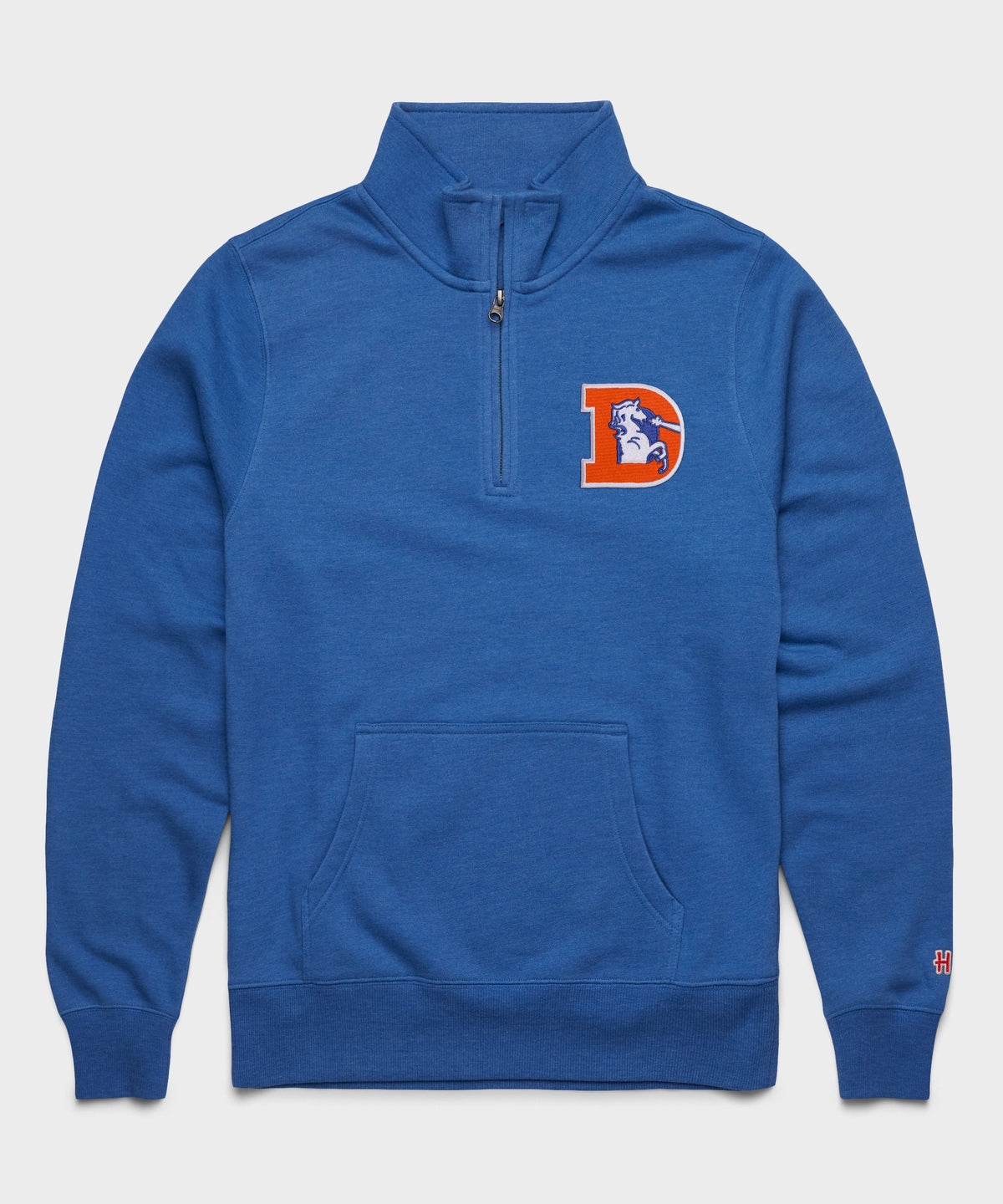 Denver Broncos '93 Applique Quarter Zip Pullover
