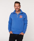Denver Broncos '93 Applique Quarter Zip Pullover
