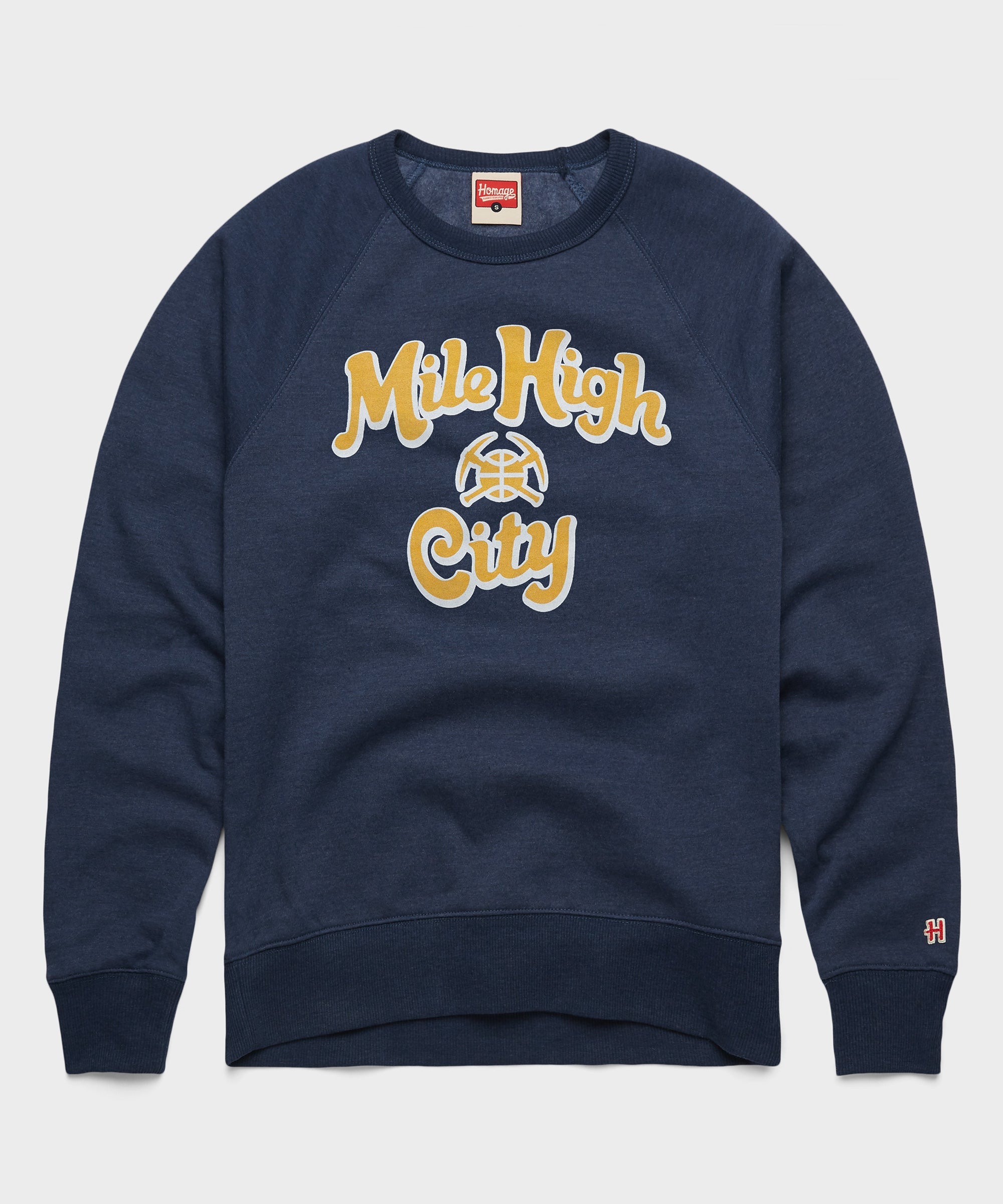 Denver Nuggets Mile High City Crewneck Navy