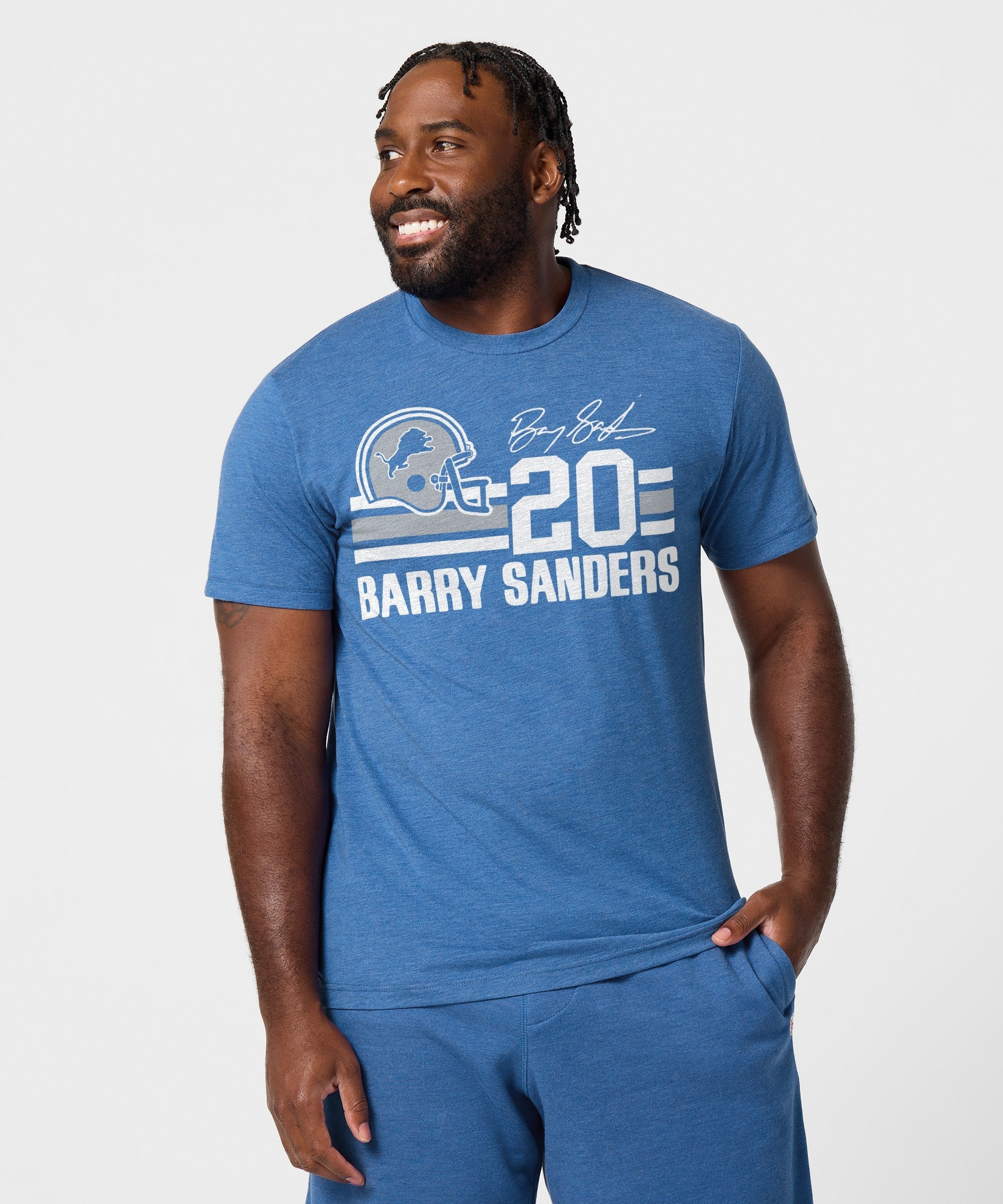 Detroit Lions Barry Sanders Signature Jersey