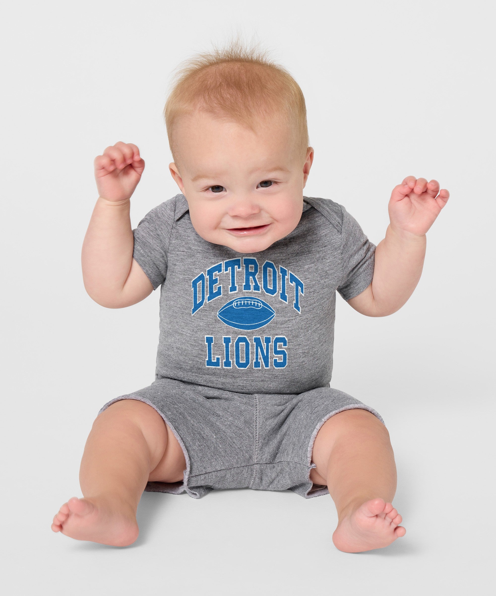 Detroit Lions Gridiron Baby One Piece