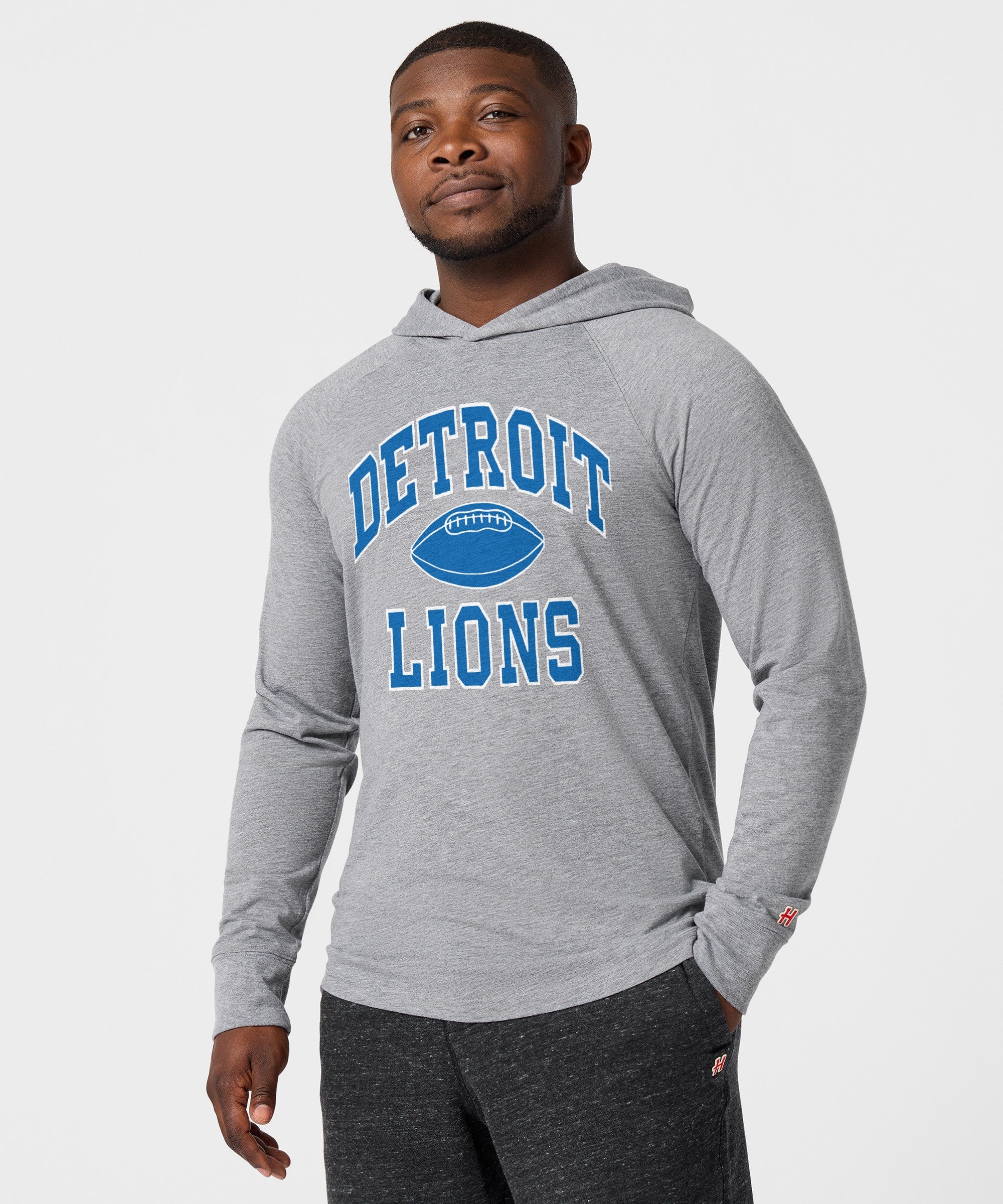 Detroit Lions Gridiron Lightweight Hoodie