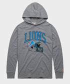 Detroit Lions Helmet Retro Lightweight Hoodie
