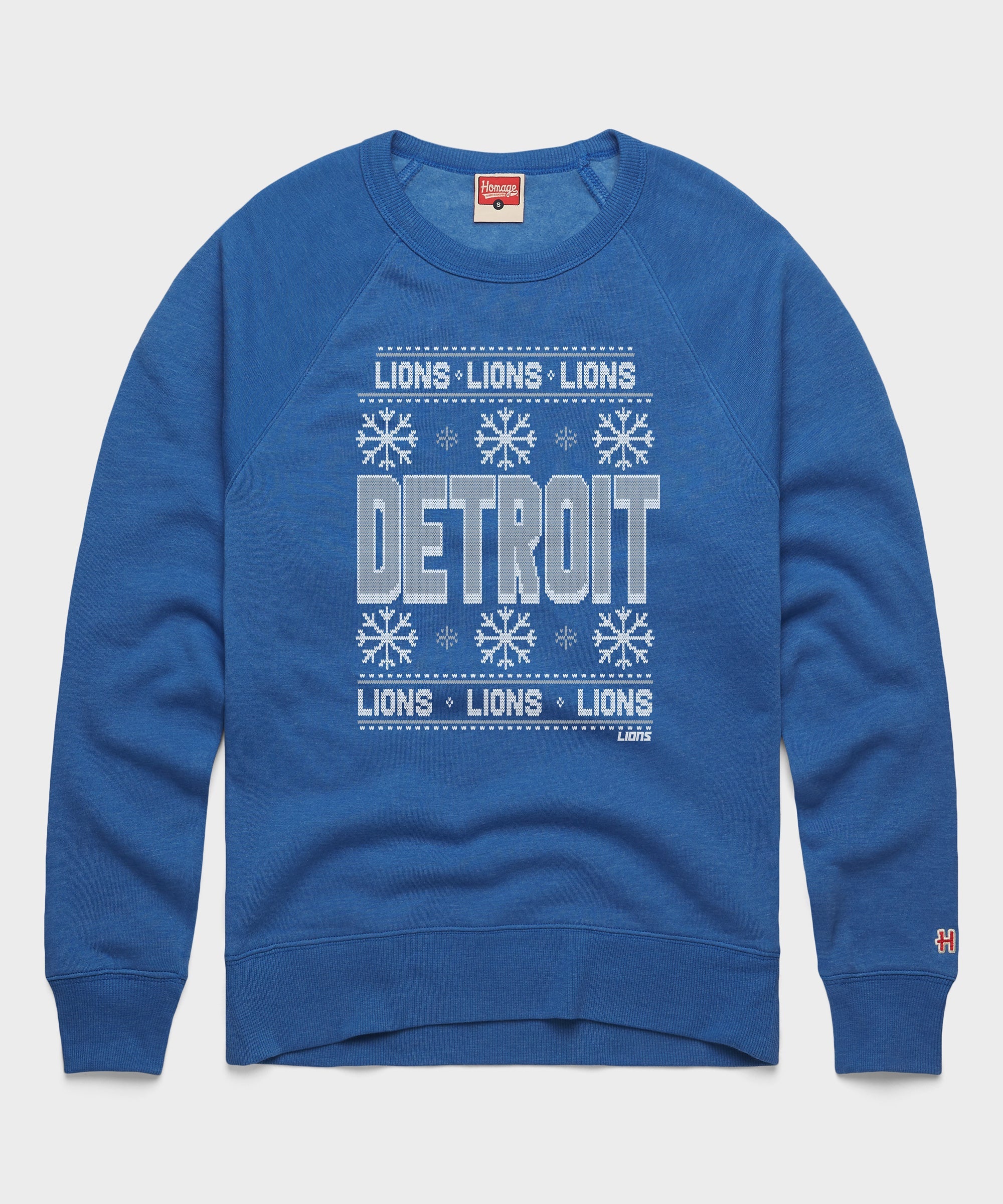 Detroit Lions Holiday Crewneck