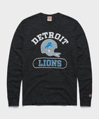 Detroit Lions Throwback Helmet Long Sleeve Tee