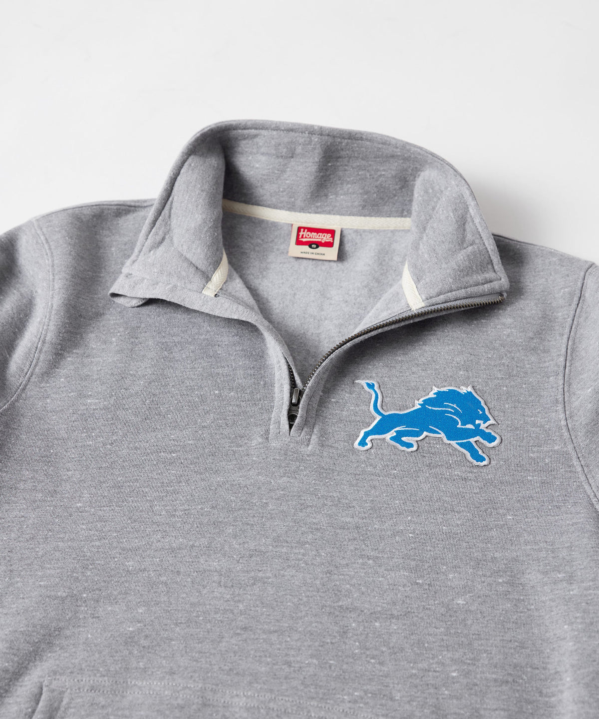 Detroit Lions '17 Applique Quarter Zip Pullover