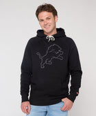 detroit lions '17 blackout hoodie