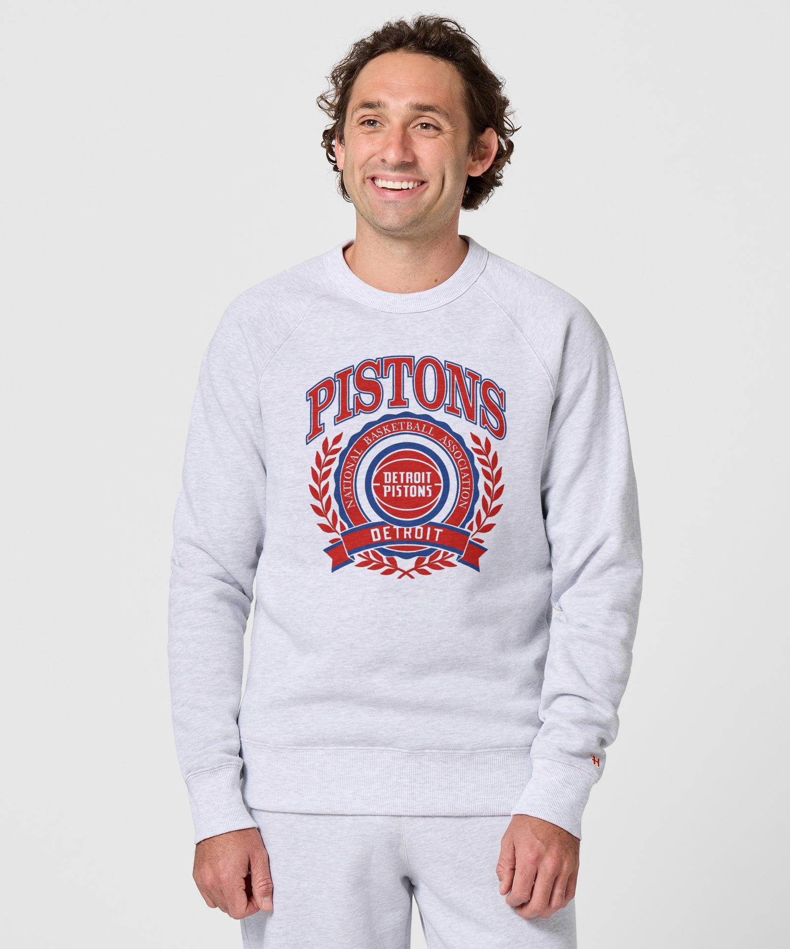 Detroit Pistons Crest Crewneck