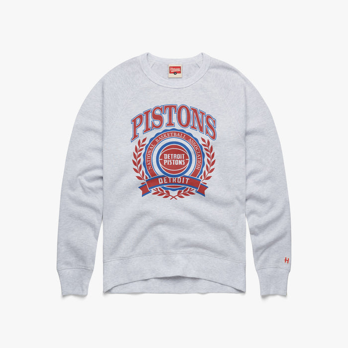 Detroit Pistons Crest Crewneck