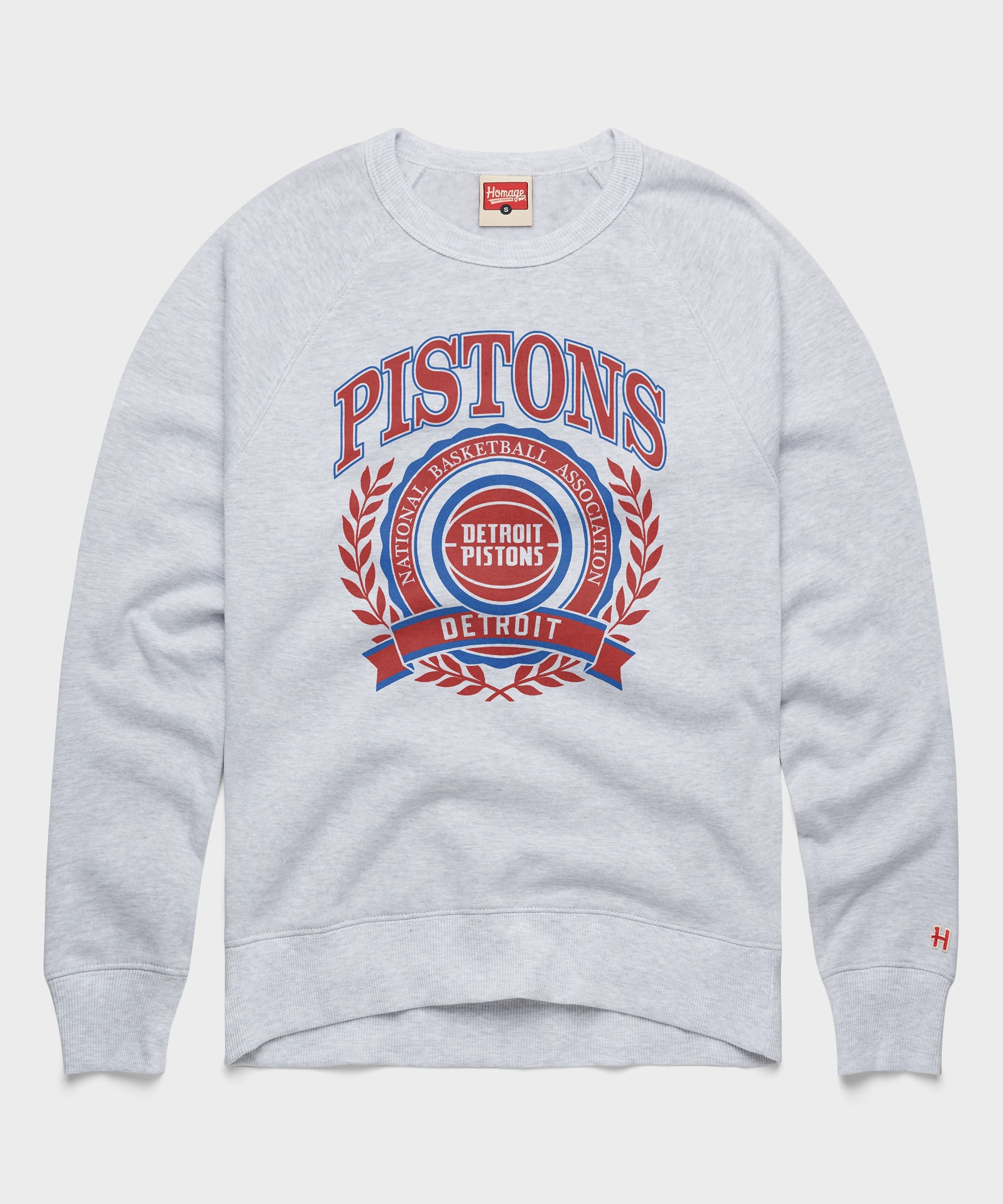 Detroit Pistons Crest Crewneck